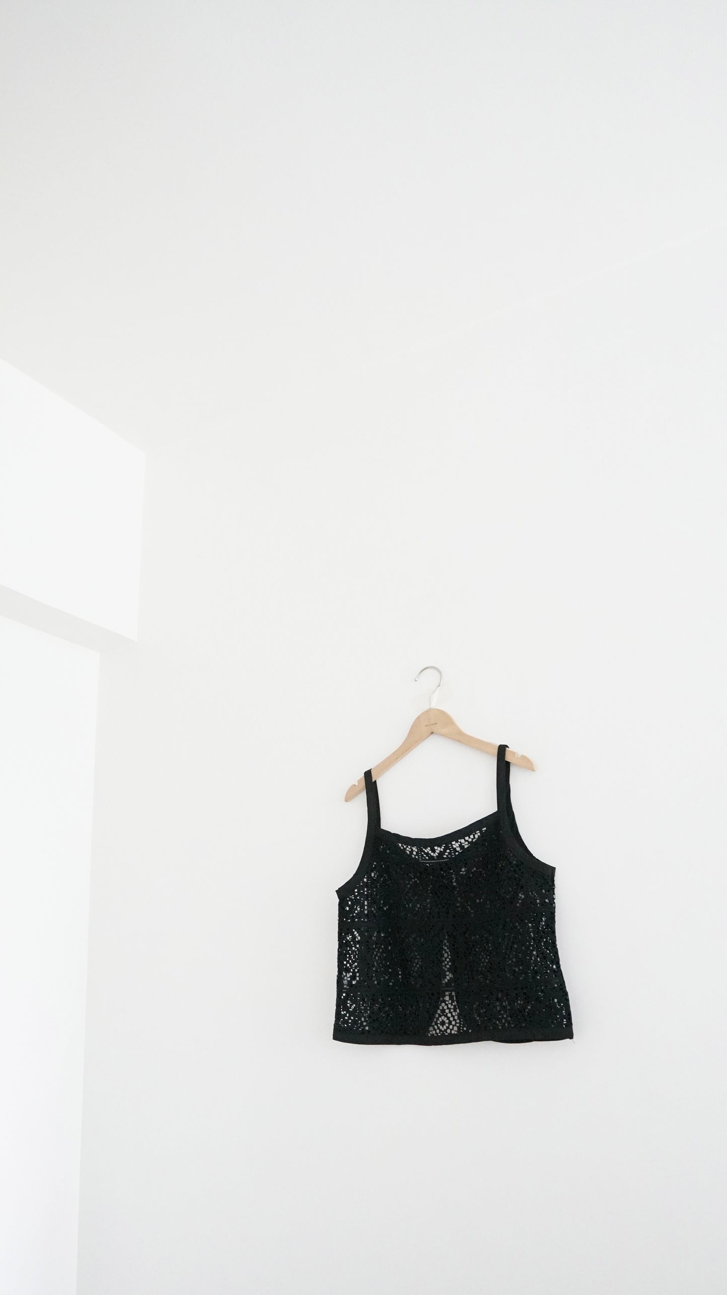 bloomwork overlay vest in black (pre-order)