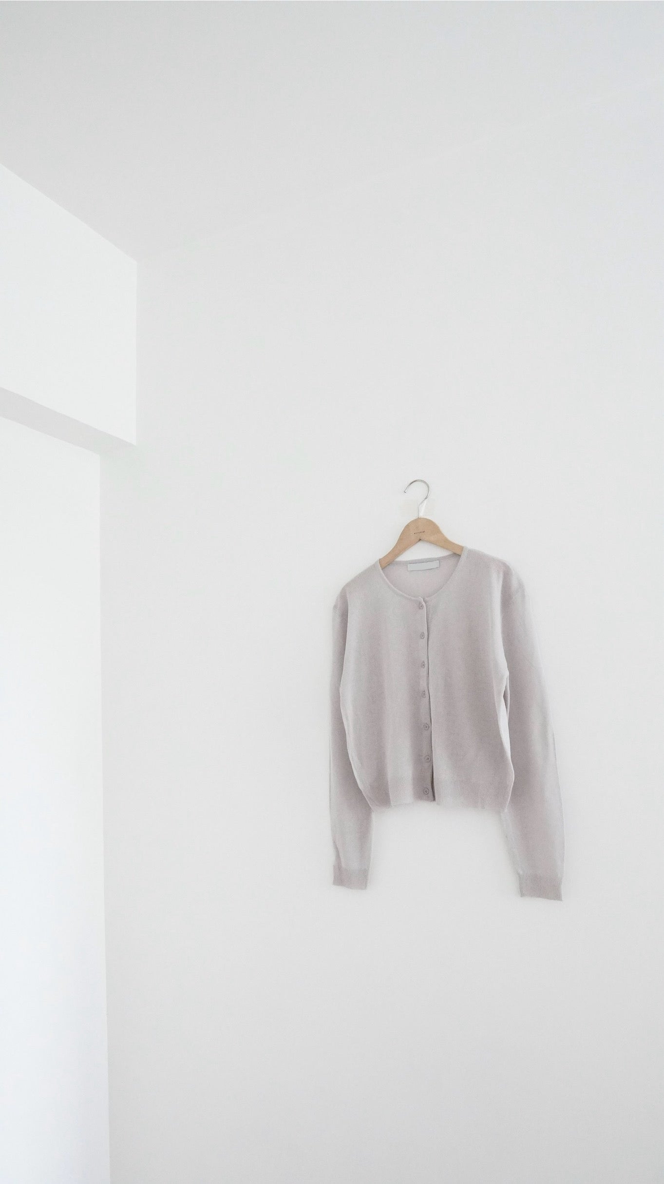 airy sheer cardigan in grey (pre-order)