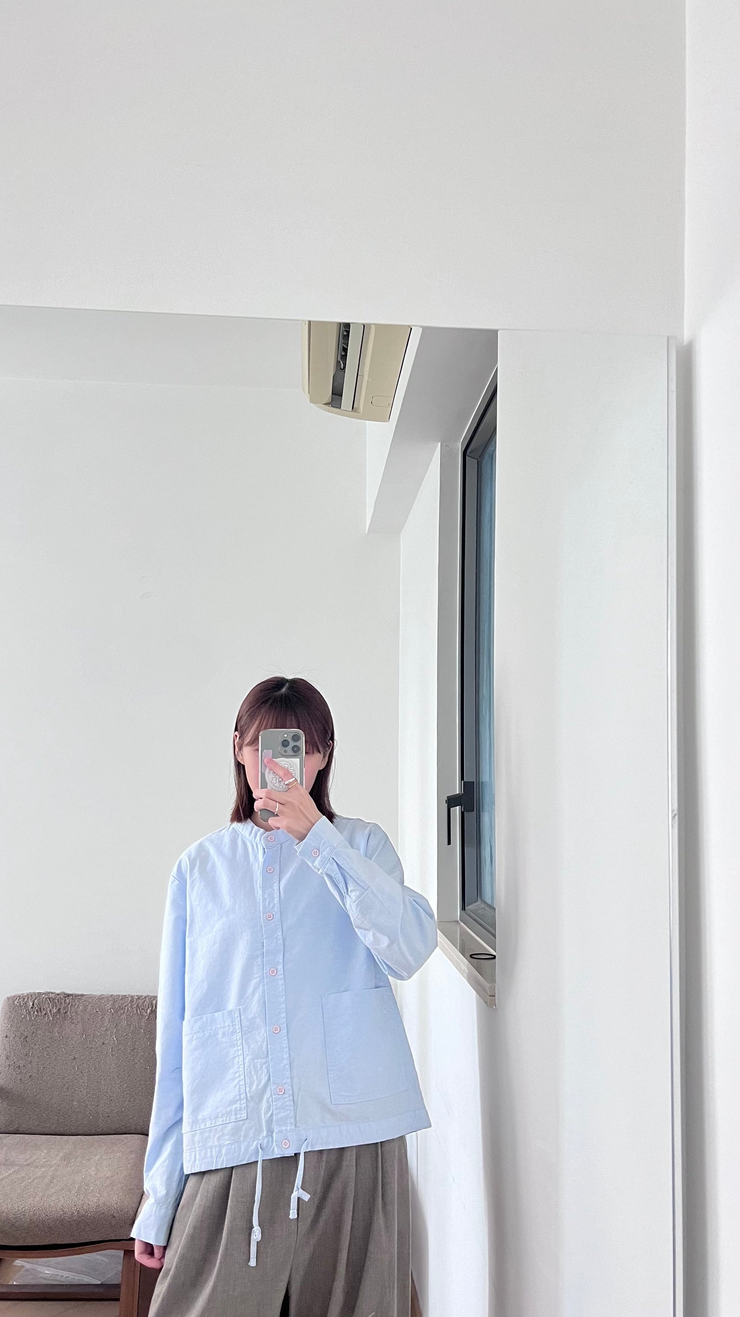 baby cotton shirt in sora
