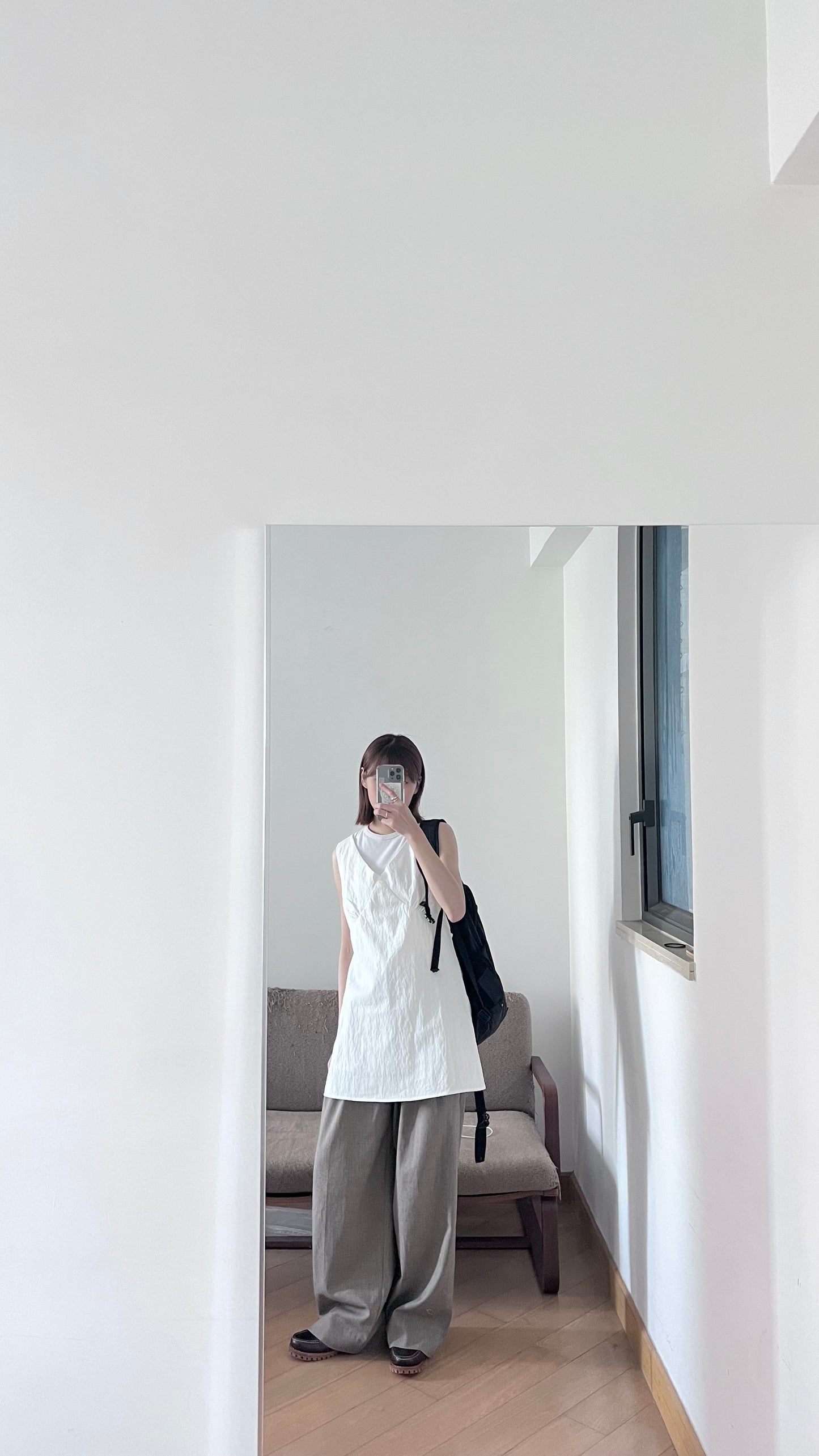 lily dress top in white