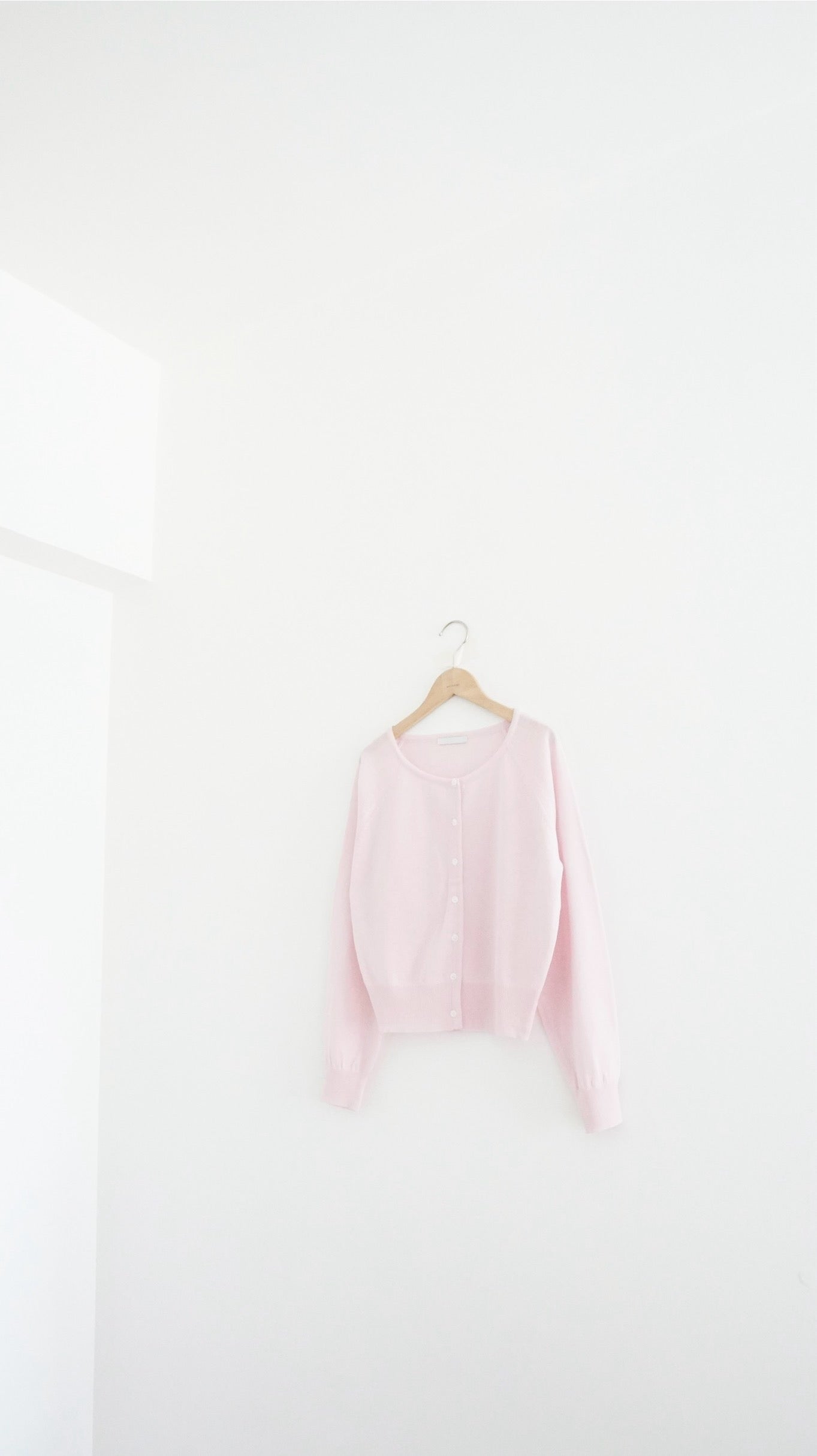 refined sheer cardigan in pink (pre-order)