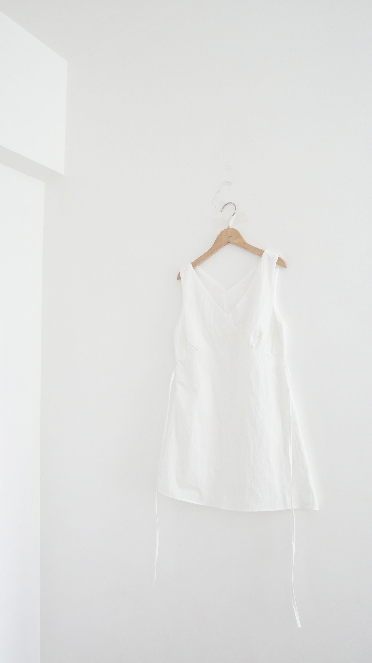 lily dress top in white