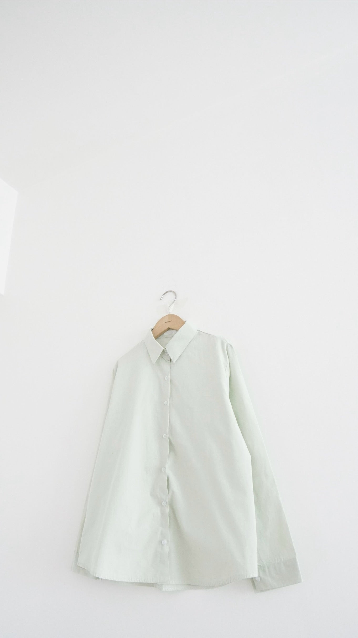 pastel classic shirt in mint (pre-order)