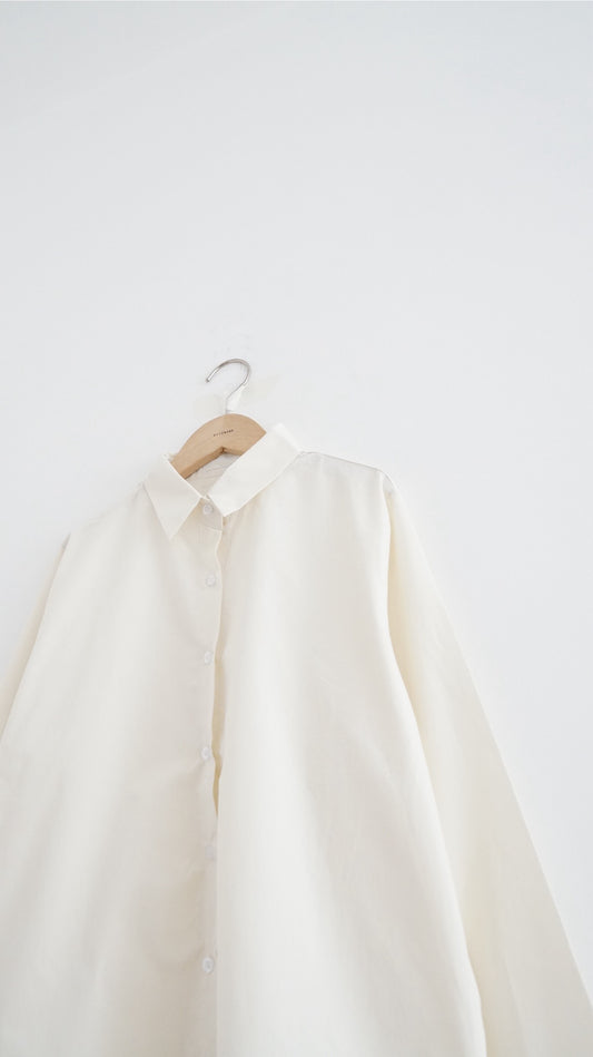 pastel classic shirt in sulphur yellow (pre-order)