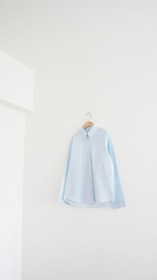 pastel classic shirt in baby-blue (pre-order)