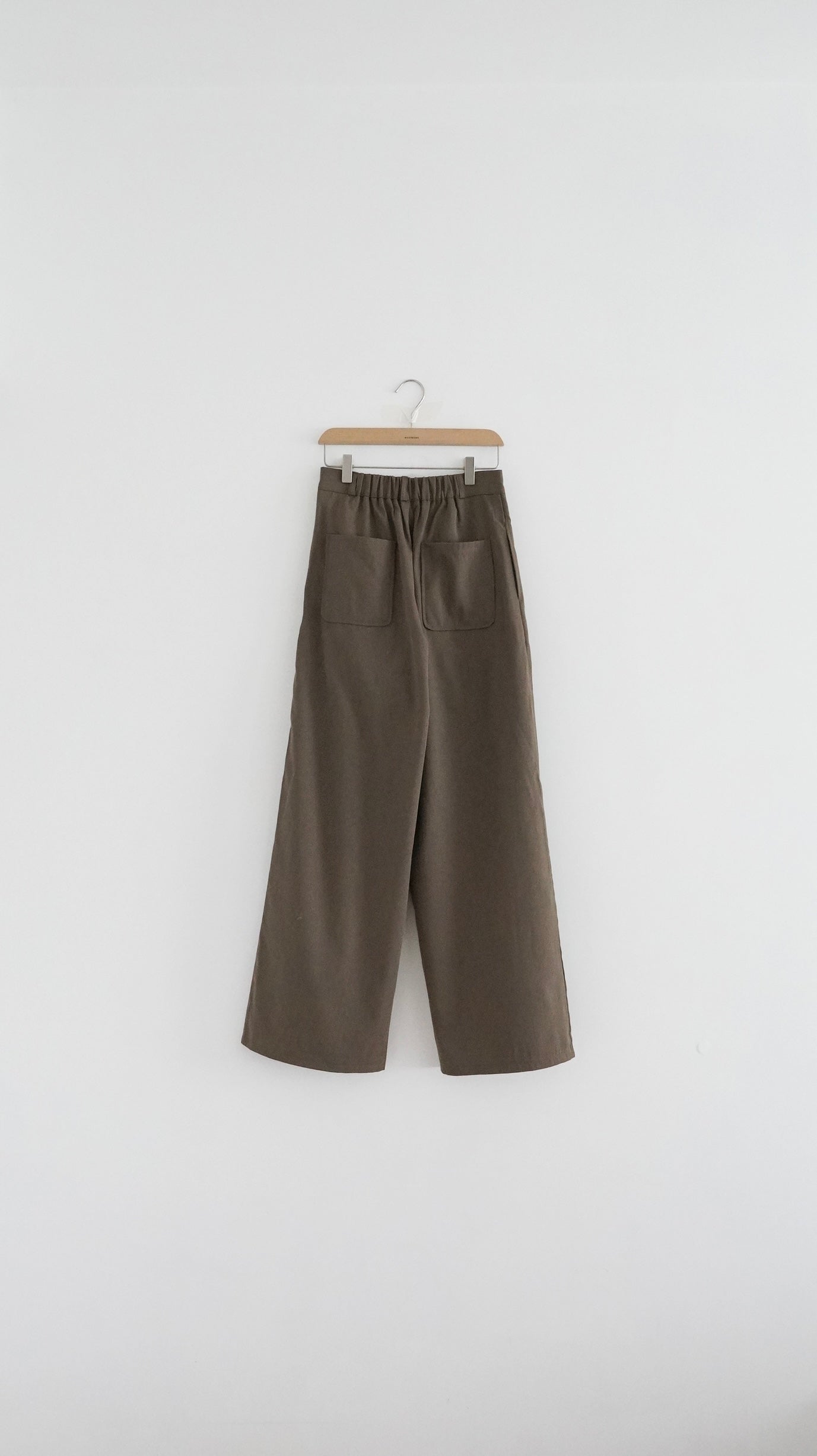 lily pleated tailor pants in beige