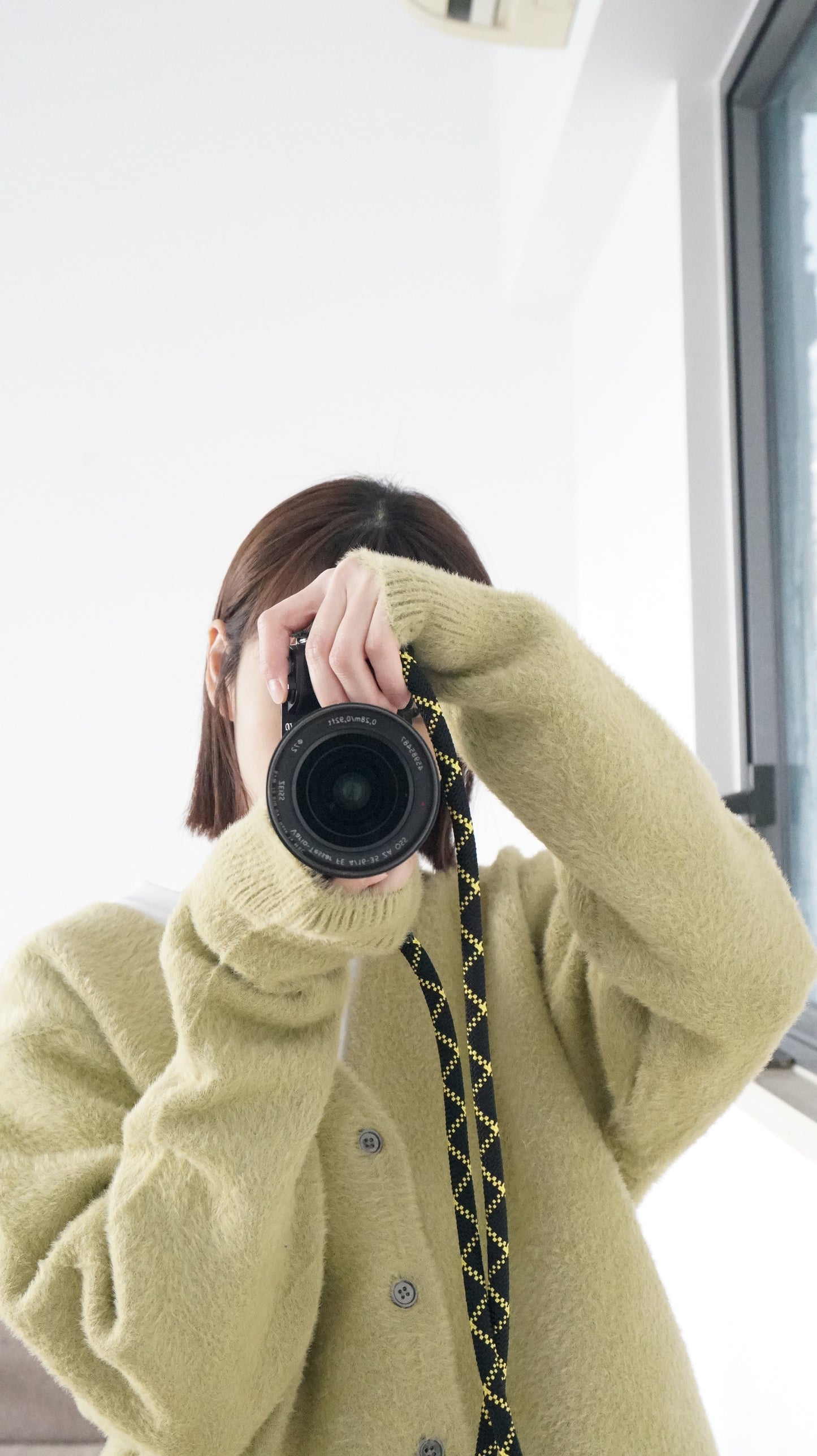 classical cardigan in lime (pre-order)