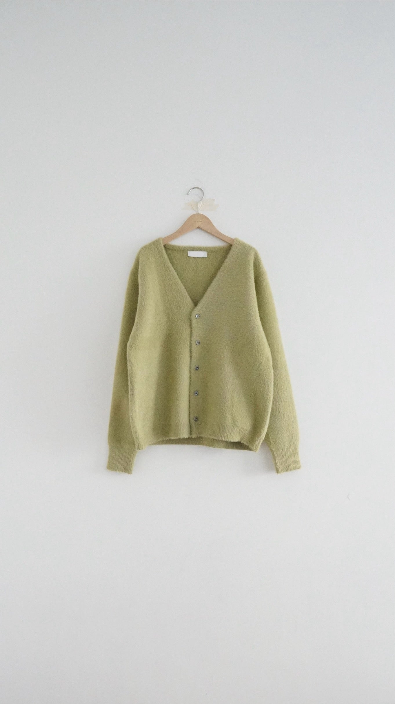 classical cardigan in lime (pre-order)