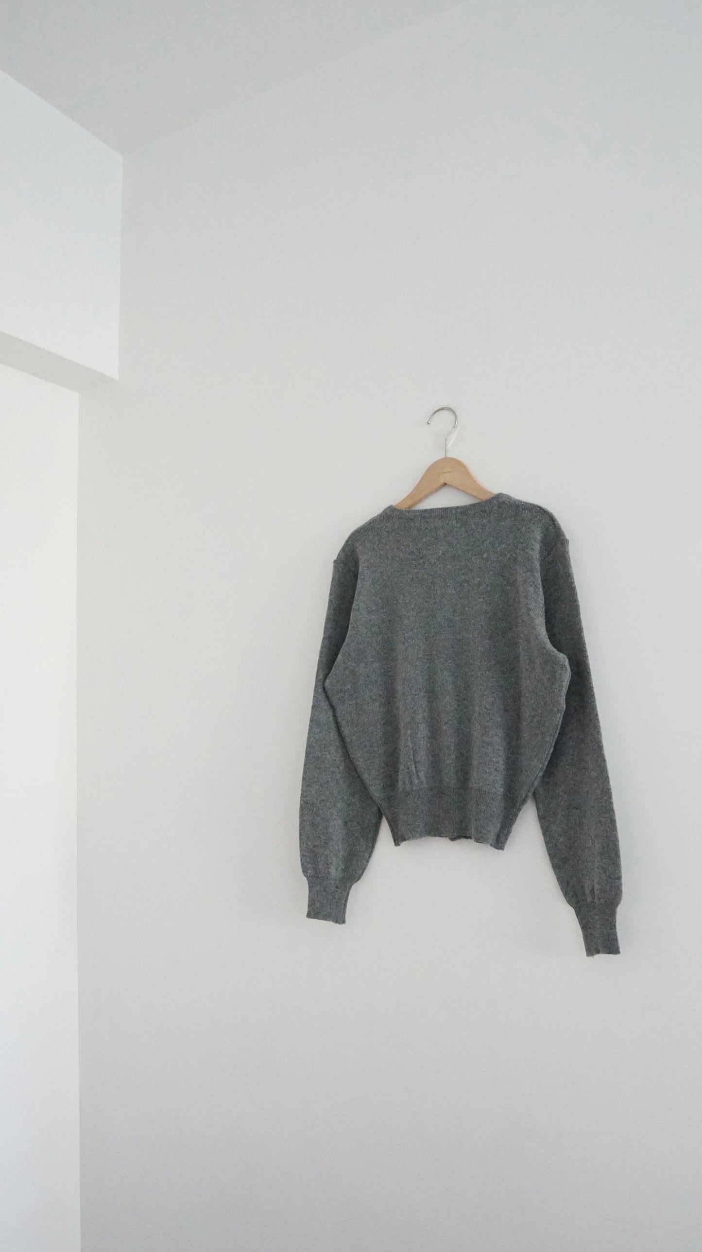 classic cardigan in grey