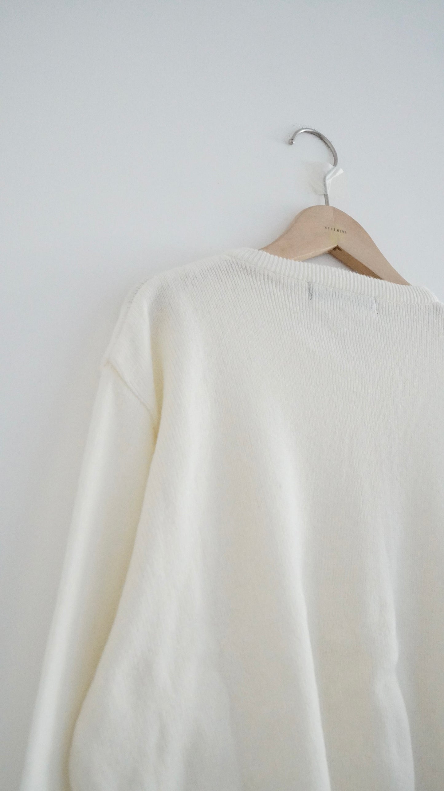 classic cardigan in ivory