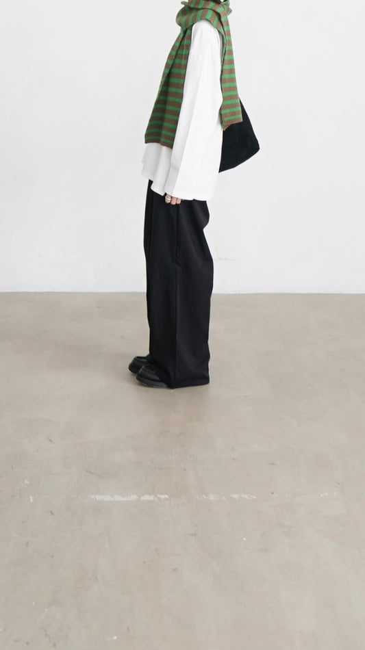 nice stripe scarf in green (pre-order)