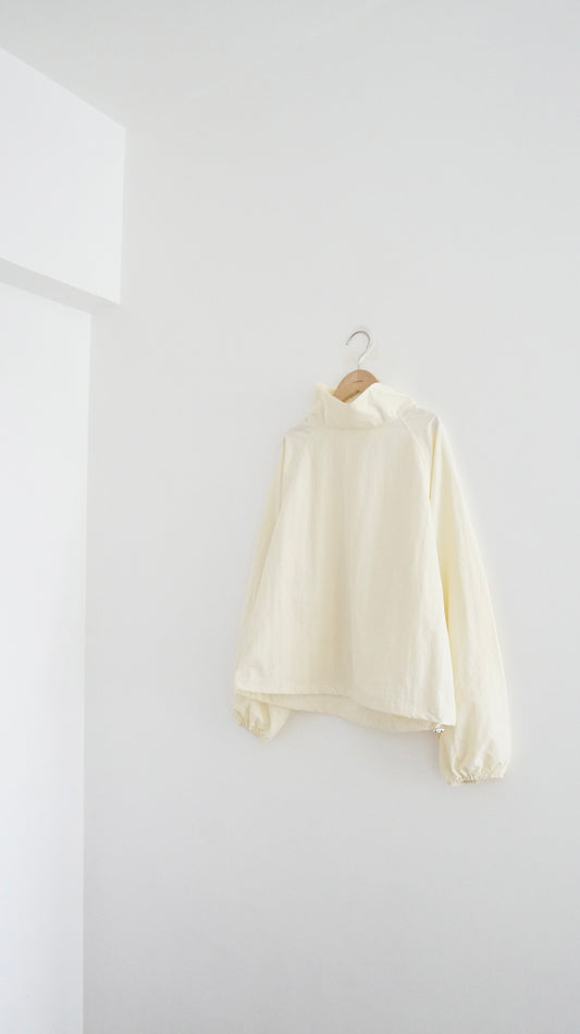 wind-breaker top in butter