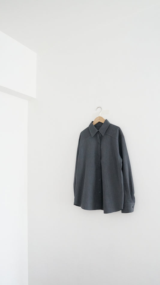 ebisu shirt in dark grey