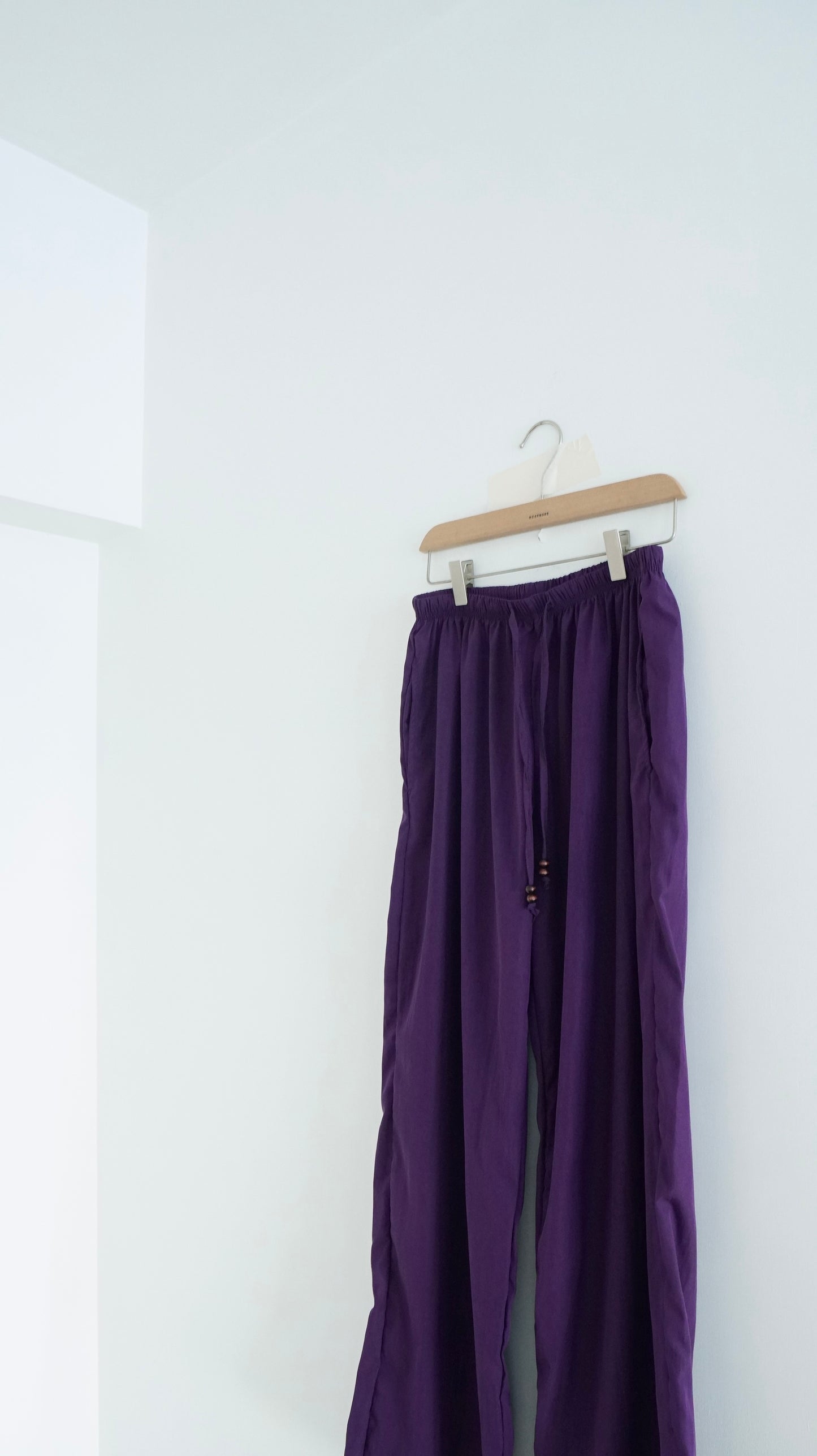 nomi color street pants in purple