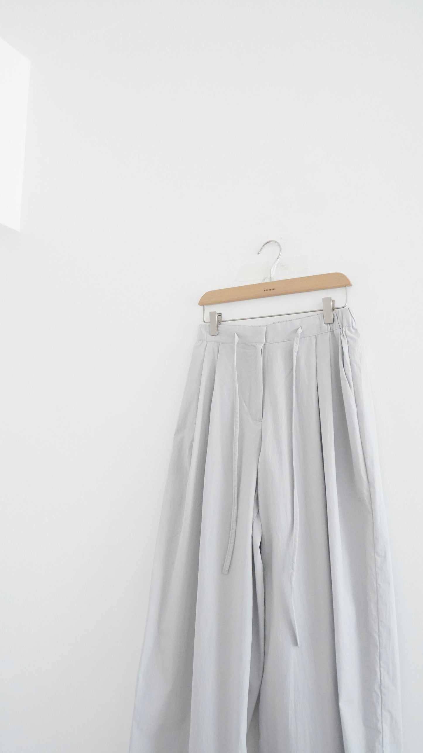 anna wide pants in light grey