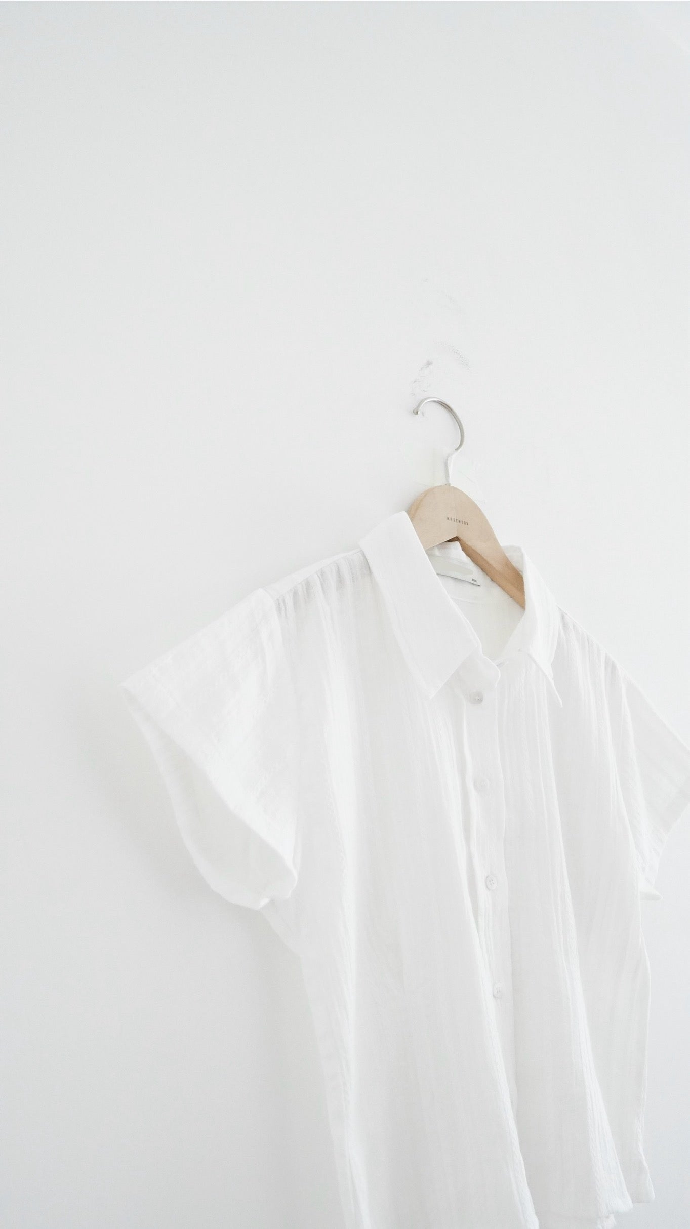 shadowfit retro shirt in white