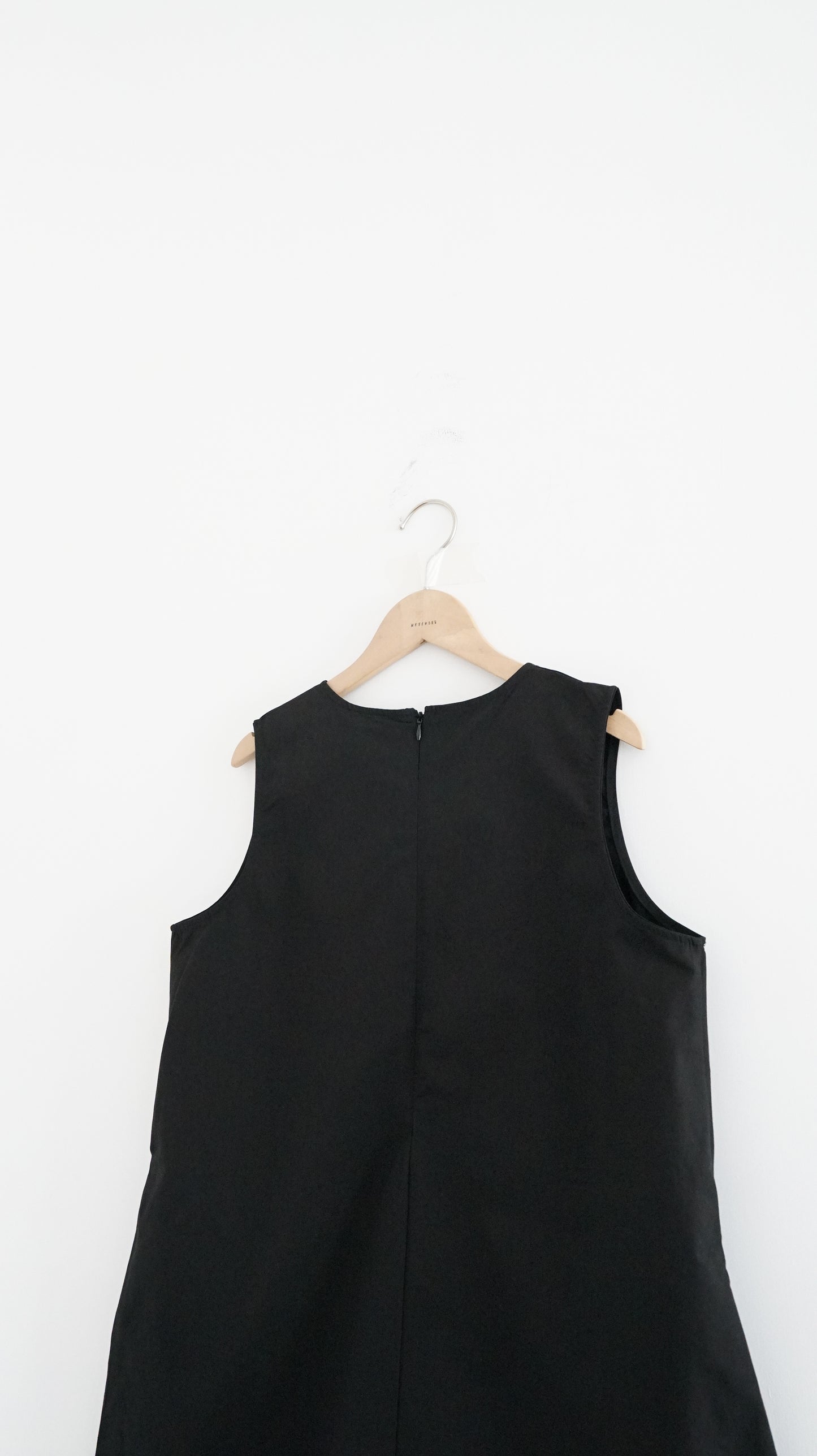 float tank dress top in black (pre-order)