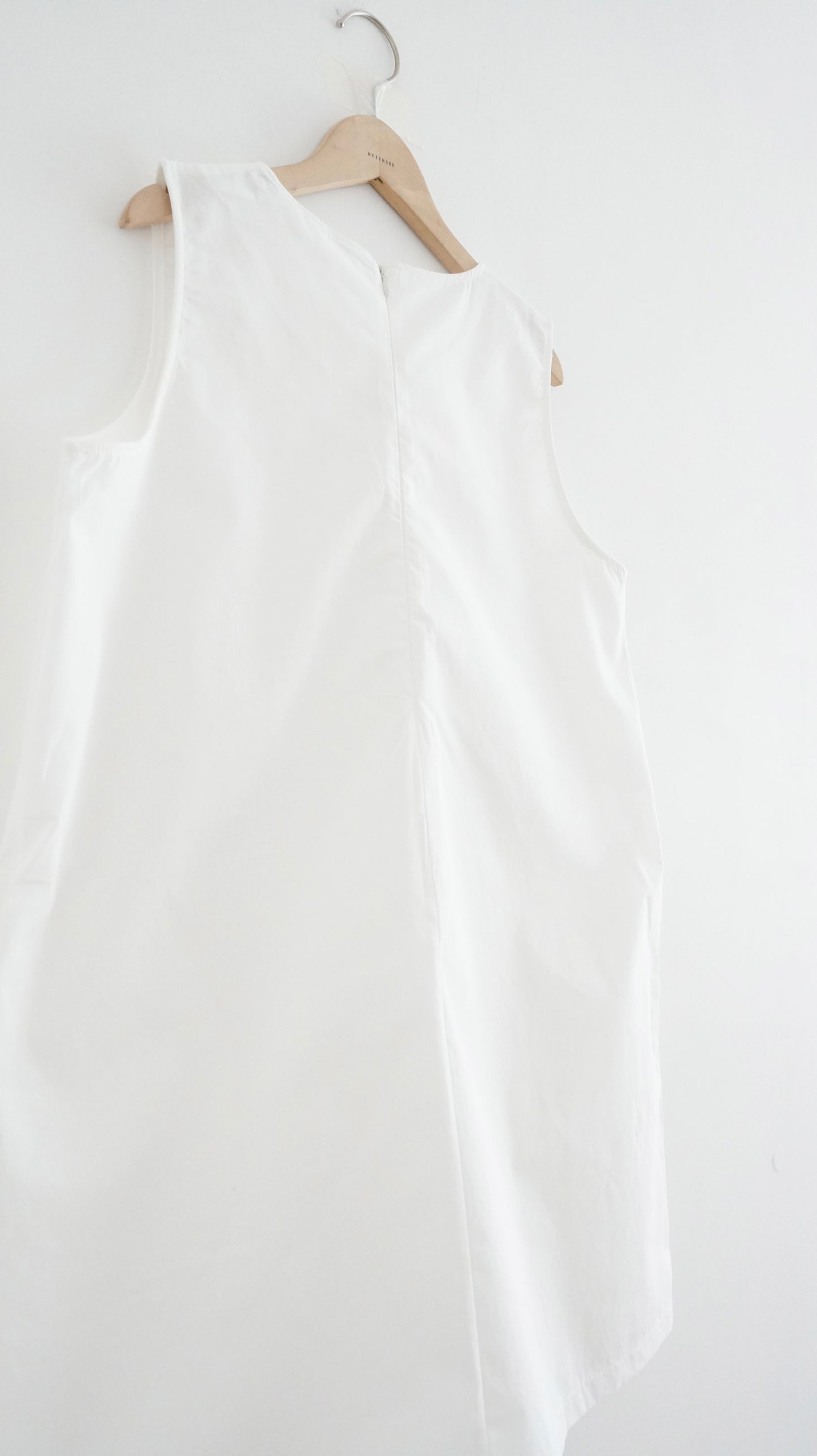 float tank dress top in white (pre-order)