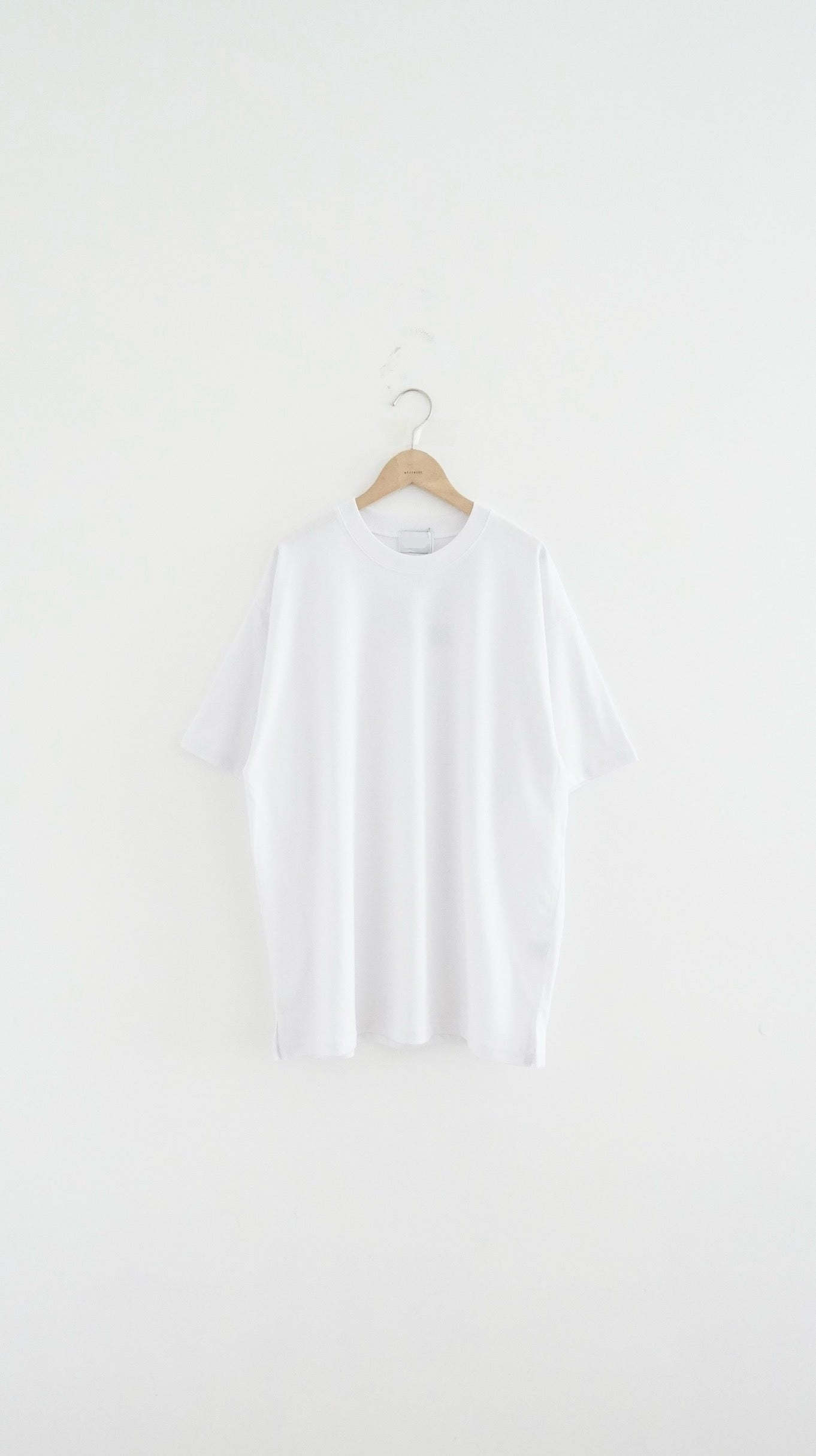 gender free coolease oversized tee in white (pre-order)