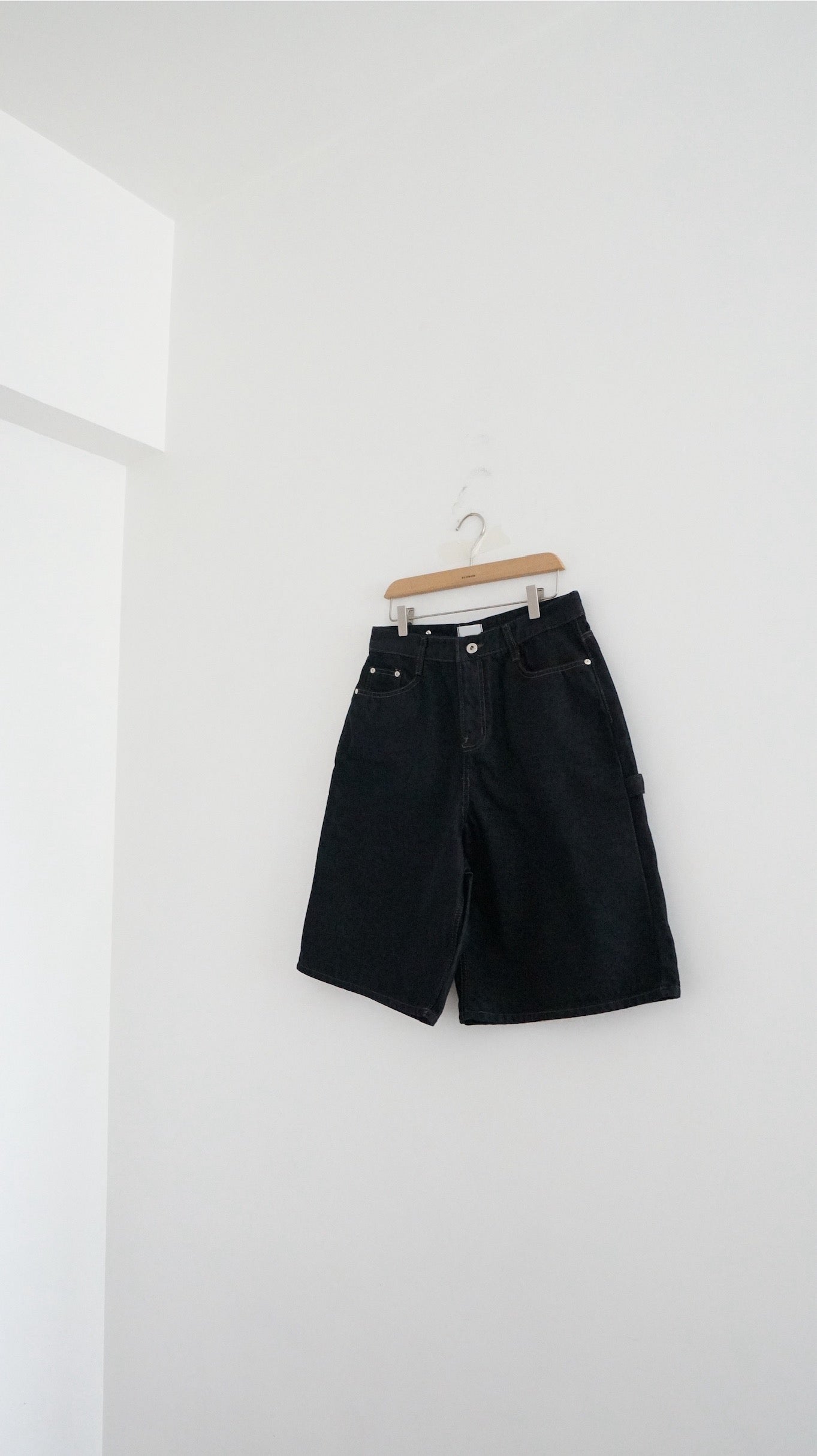non-fade denim cutoffs (pre-order)