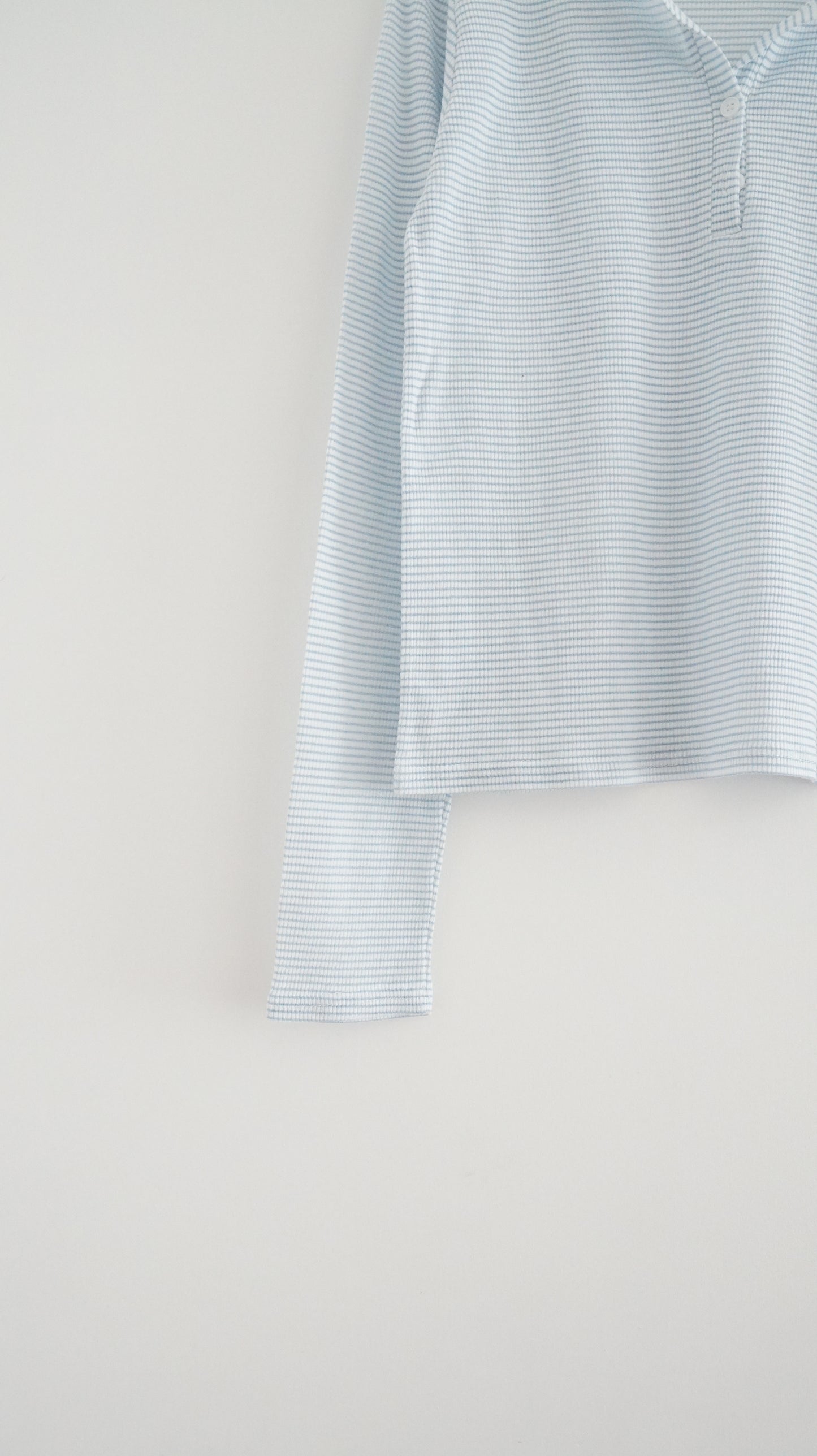 veil striped tee in baby-blue (pre-order)