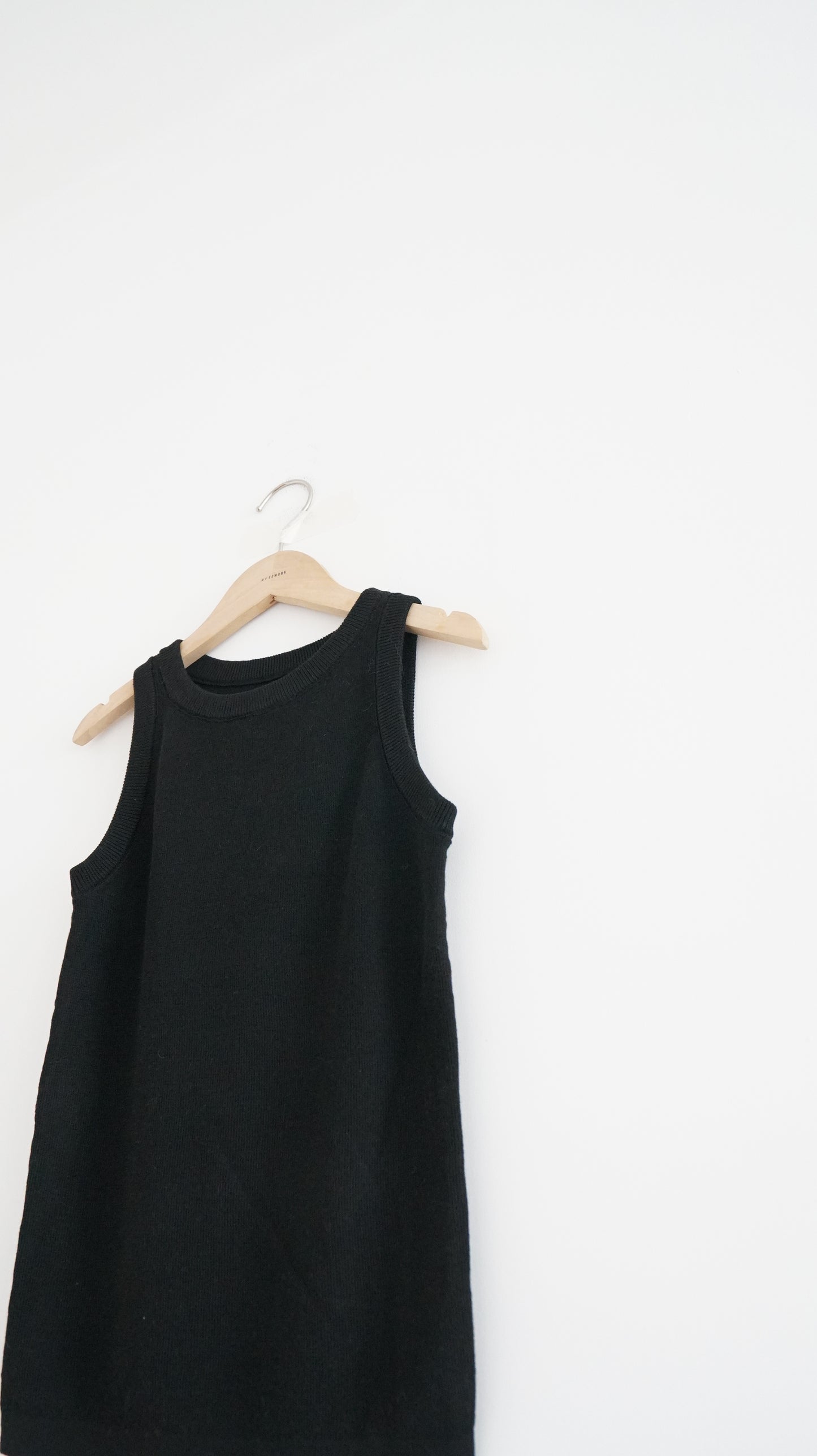 detail button set cardigan in black (pre-order)