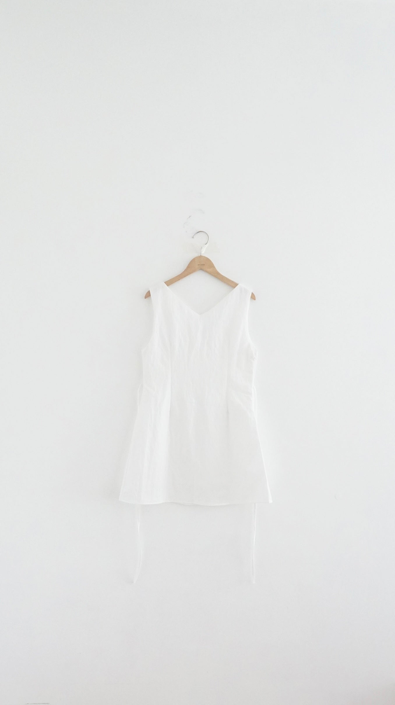 lily dress top in white