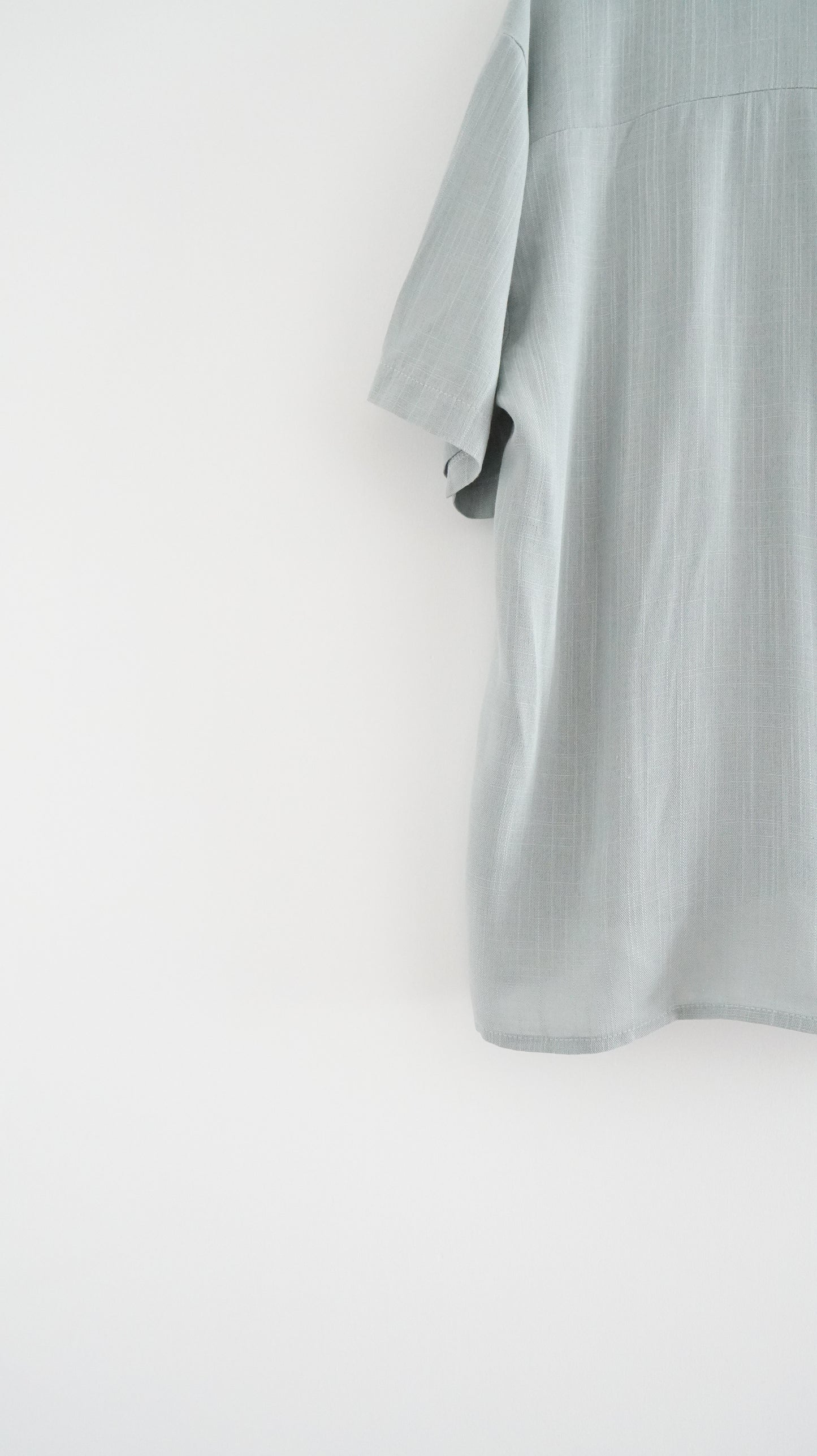 linen summer shirt in sage (pre-order)