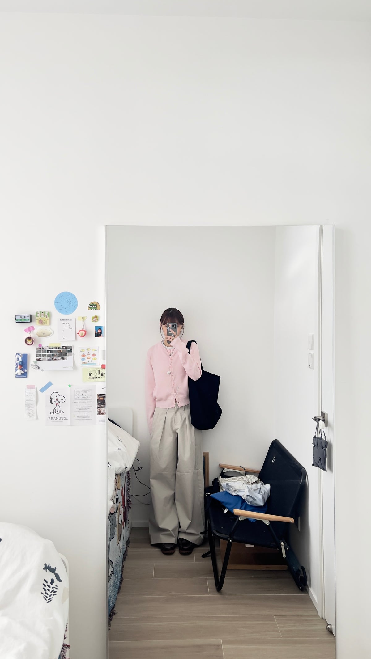 mizu classic cardigan in pink (pre-order)