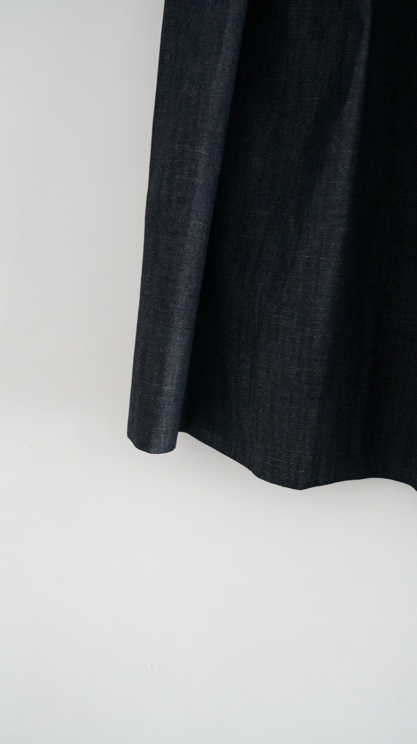 A-line skirt in dark denim