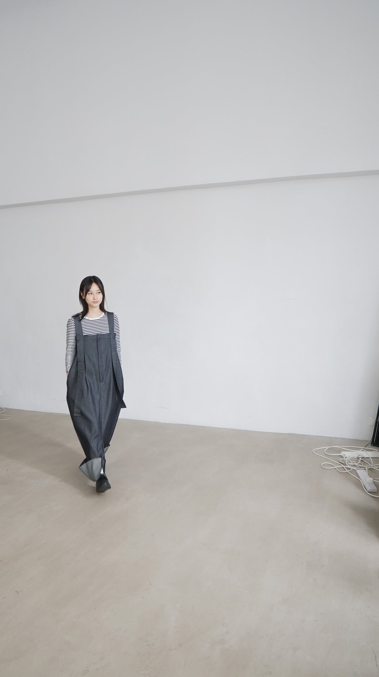 ikee unwashed denim dress