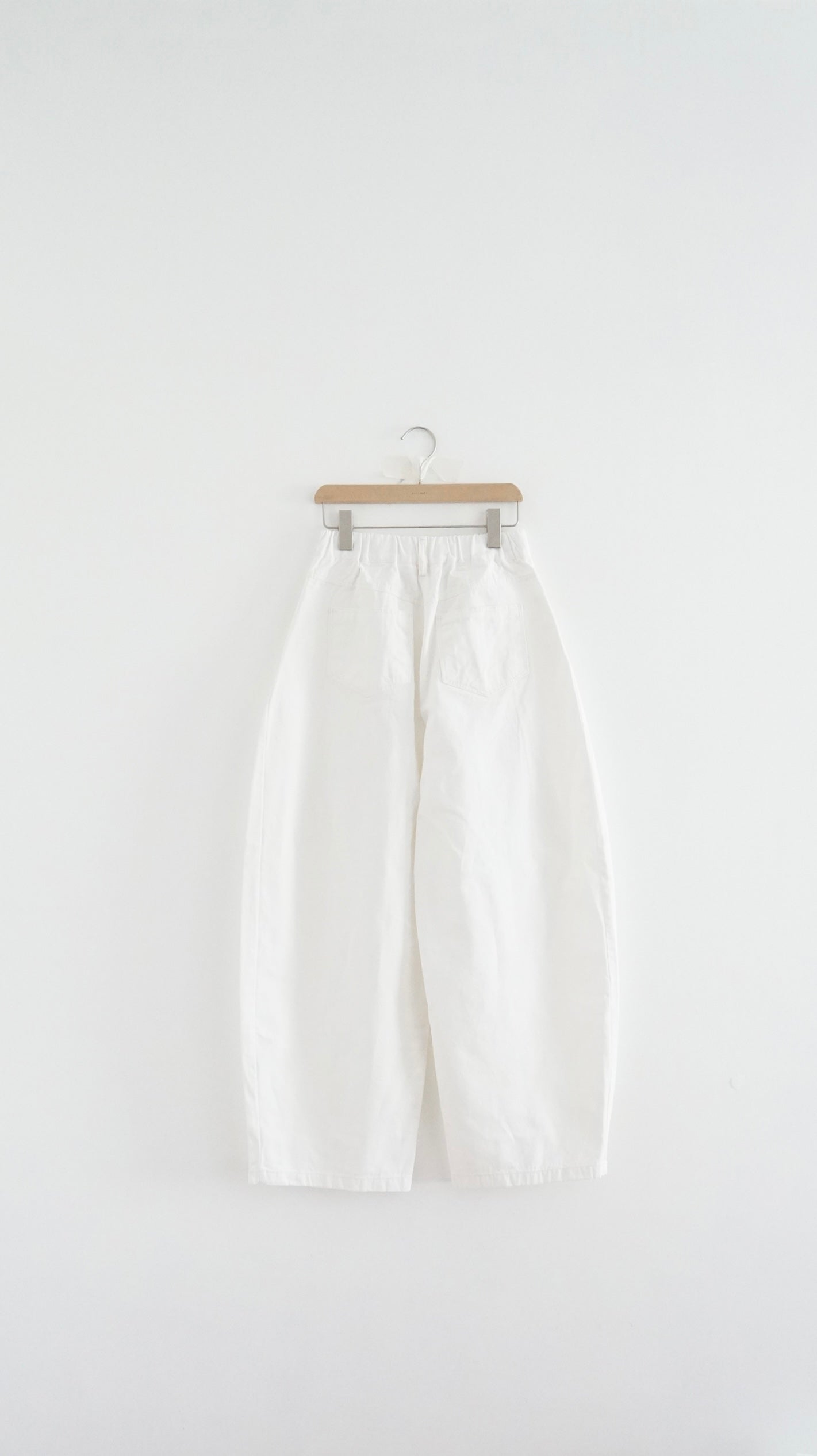 luka balloon wide pants in white (pre-order)
