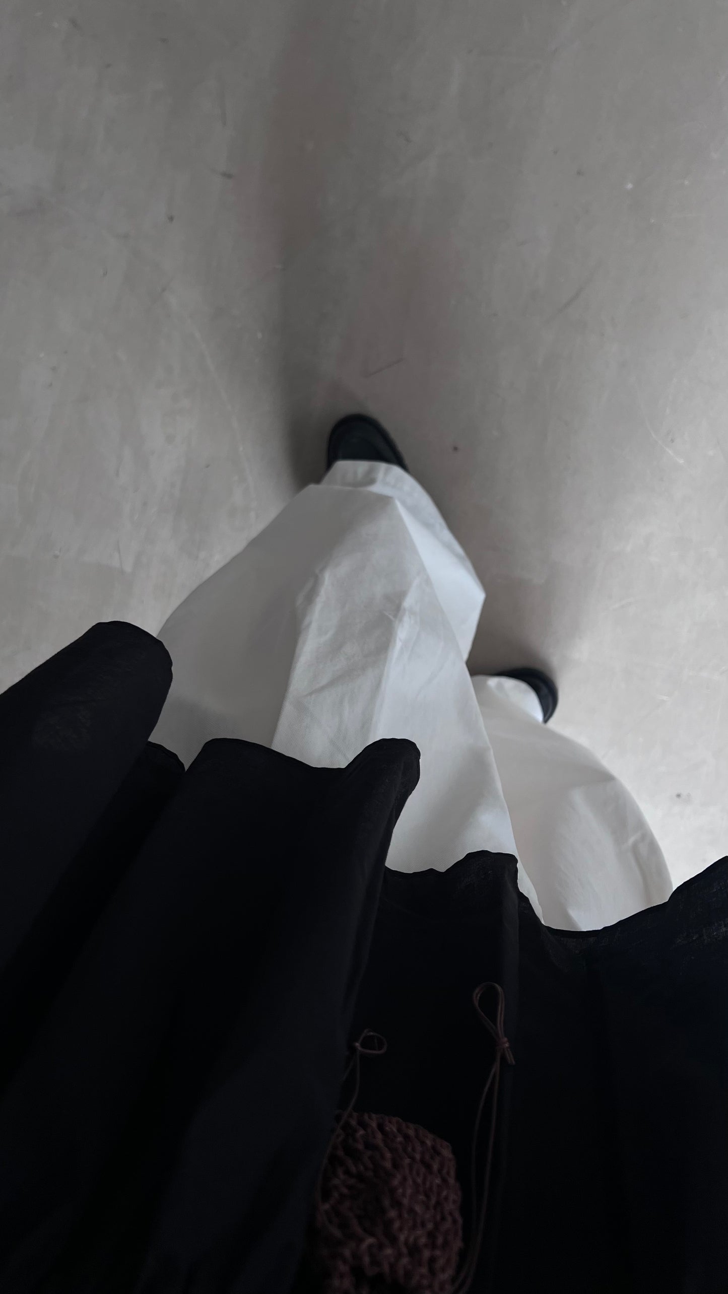 square grace blouse in black (pre-order)