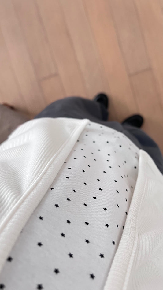 little star camisole in white