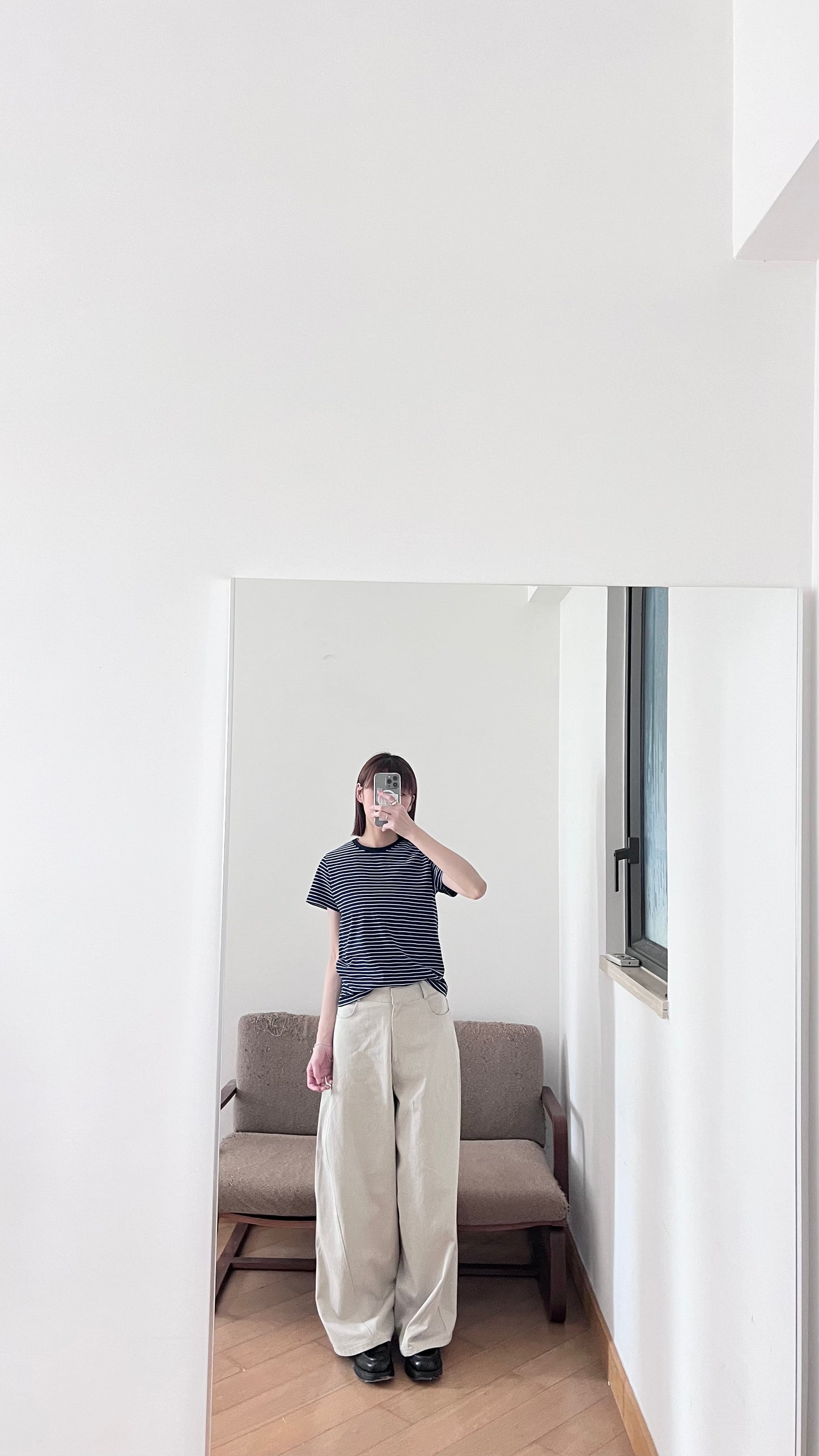 basic stripe tee in navy (pre-order)