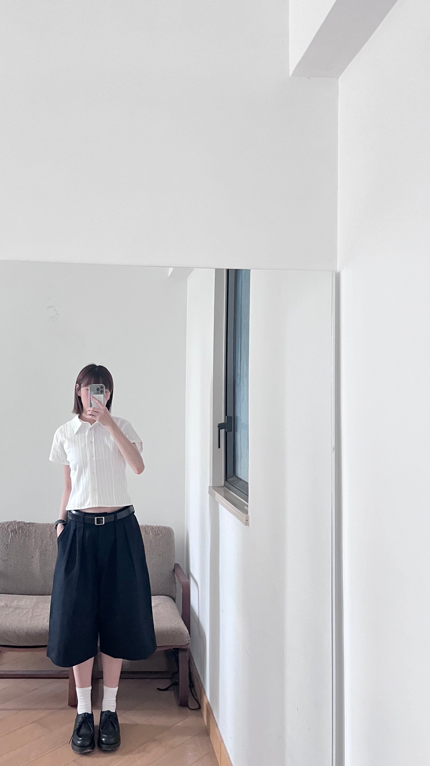 firm flow cropped trousers (pre-order)
