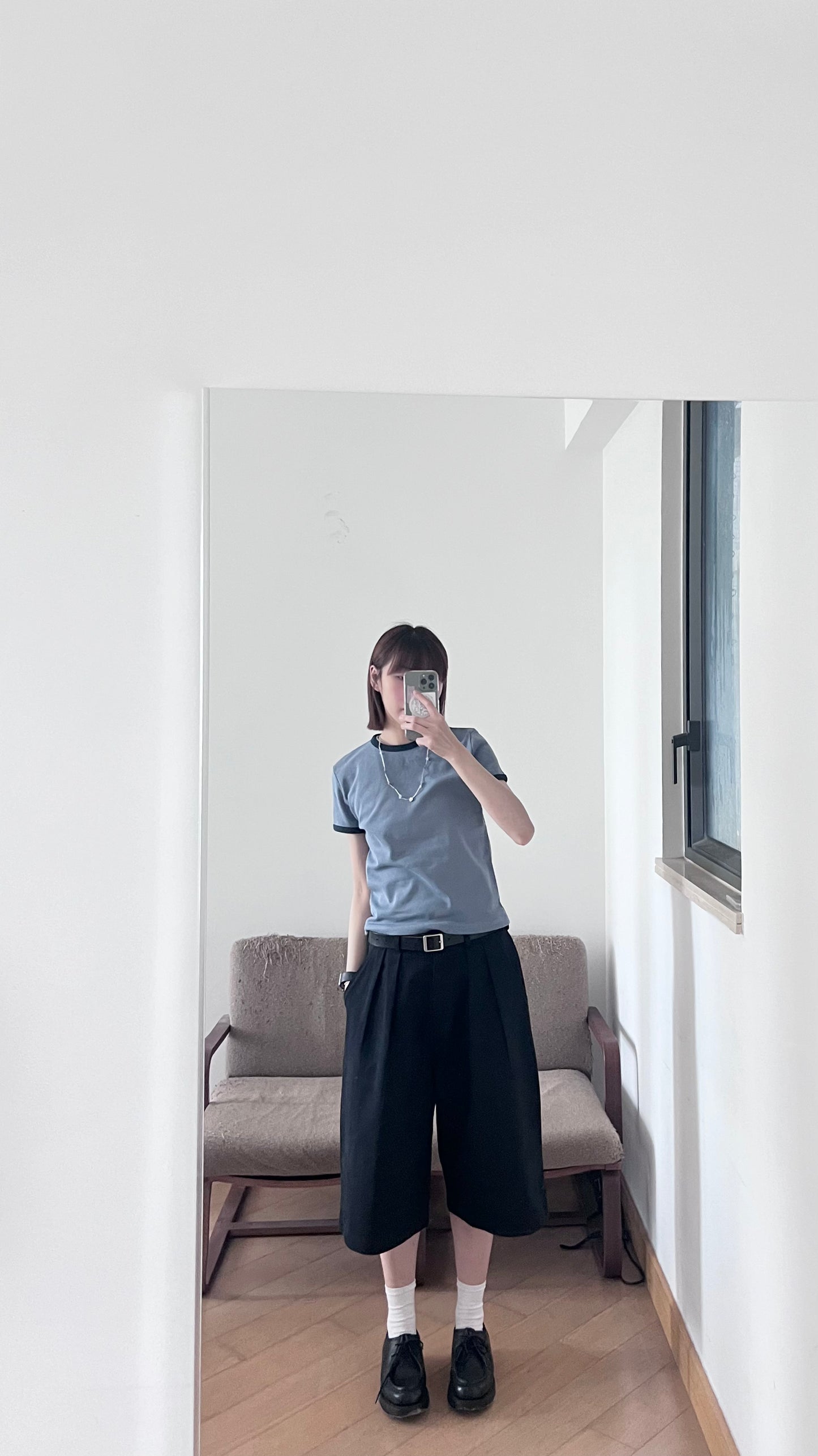 firm flow cropped trousers (pre-order)