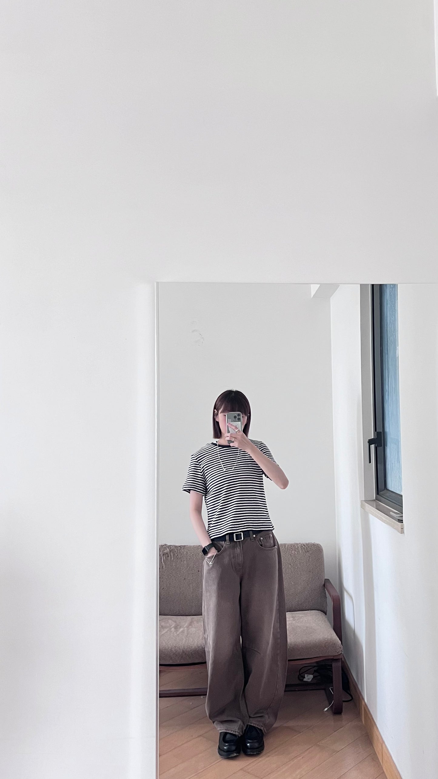 cleanline contrast tee in grey (pre-order)