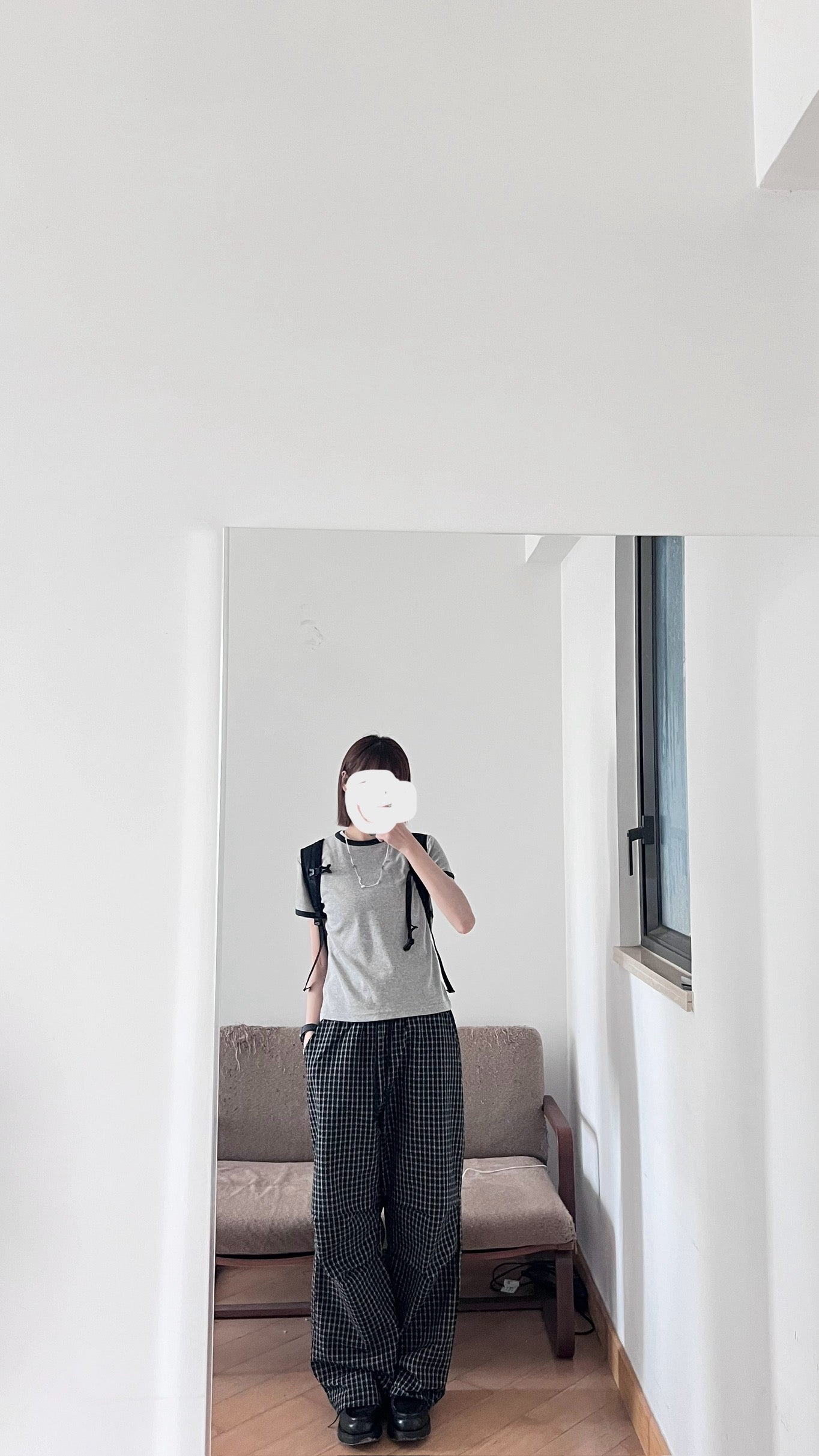 cleanline contrast tee in grey (pre-order)