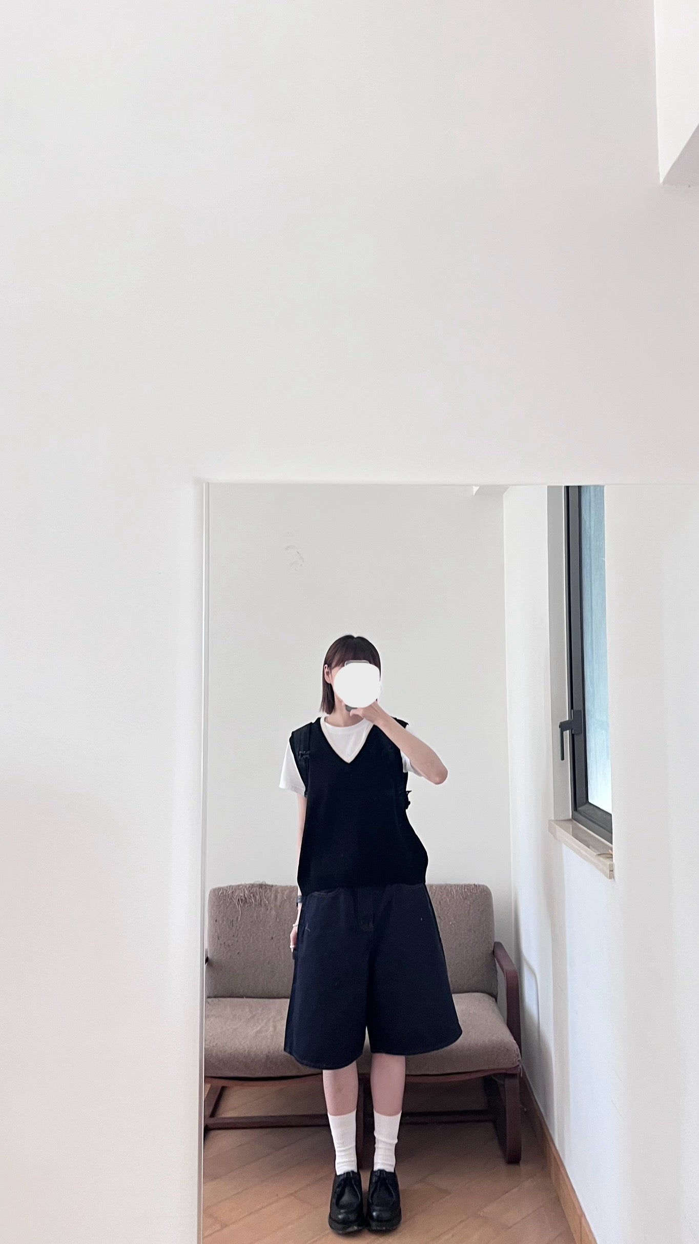 non-fade denim cutoffs (pre-order)