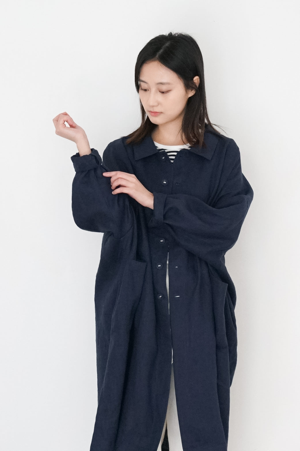 peter french coat blue