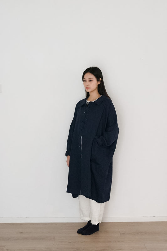 peter french coat blue