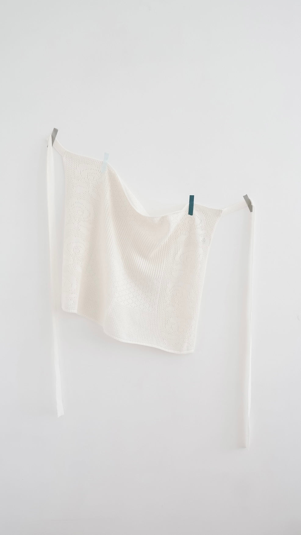 auren floral crochet wrap skirt in ivory (pre-order)