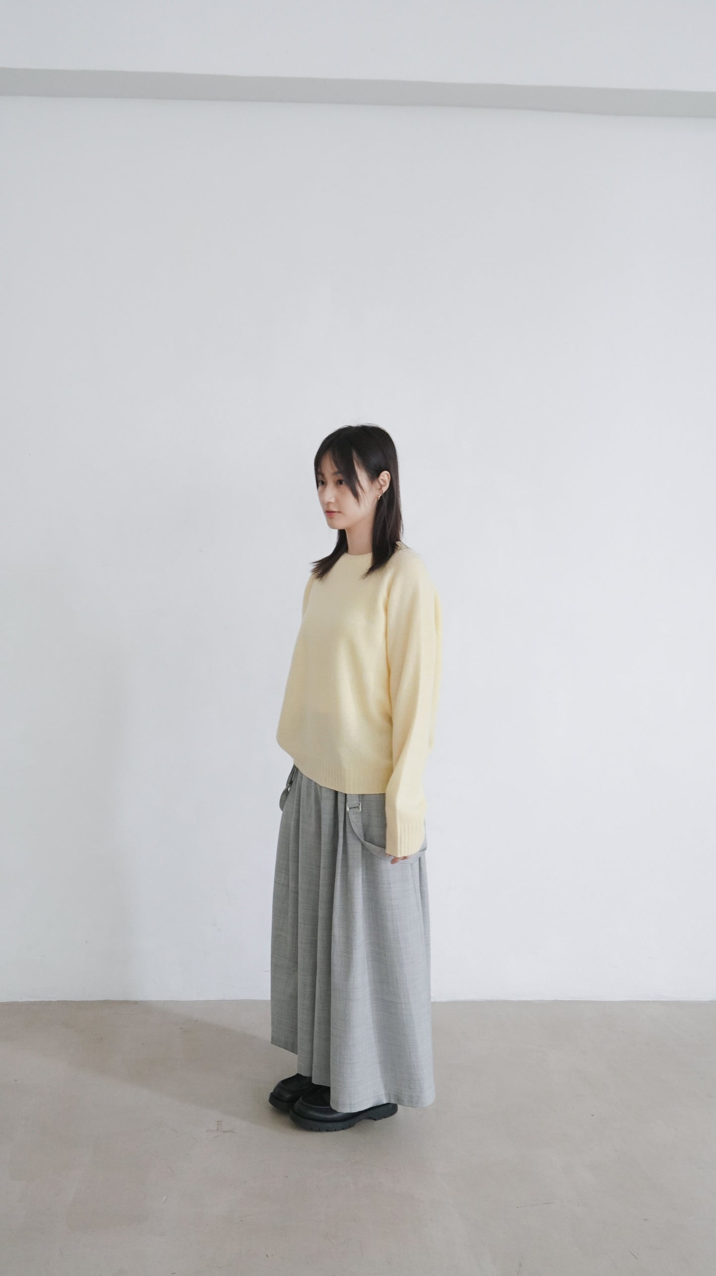 classic wool sweater in lemon ( pre-order )