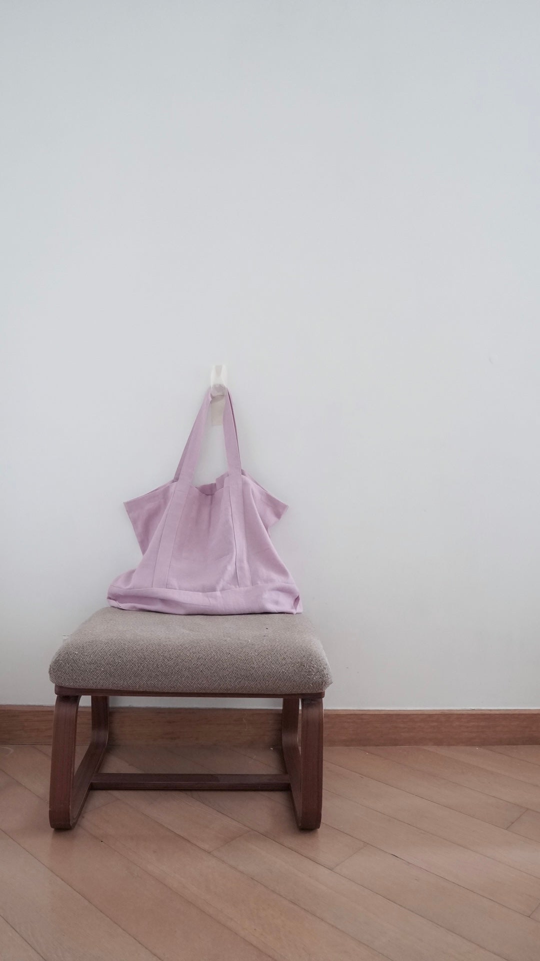 windy tote bag in dusty purple pink (pre-order)