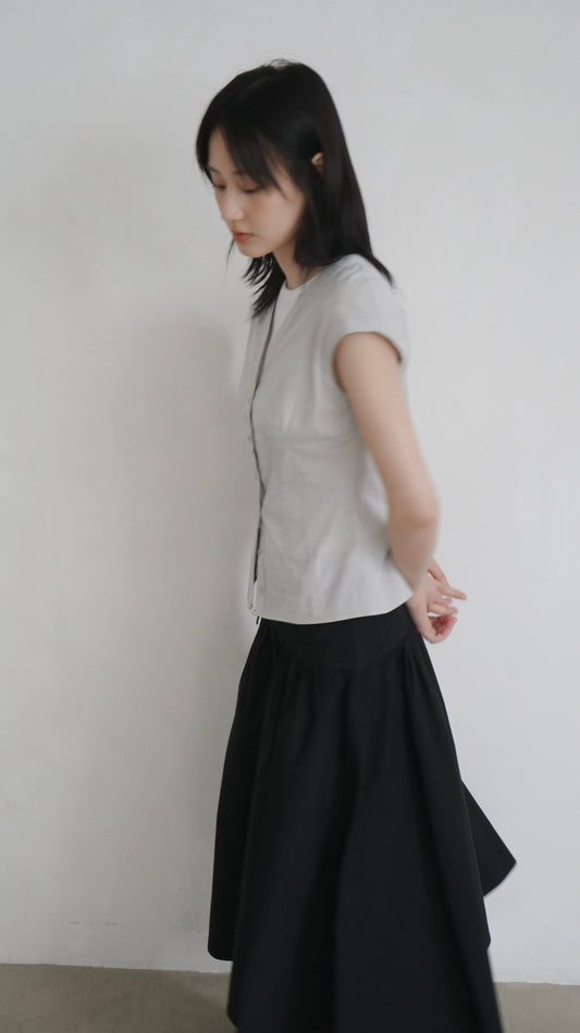 vintage shirt in light grey (pre-order)