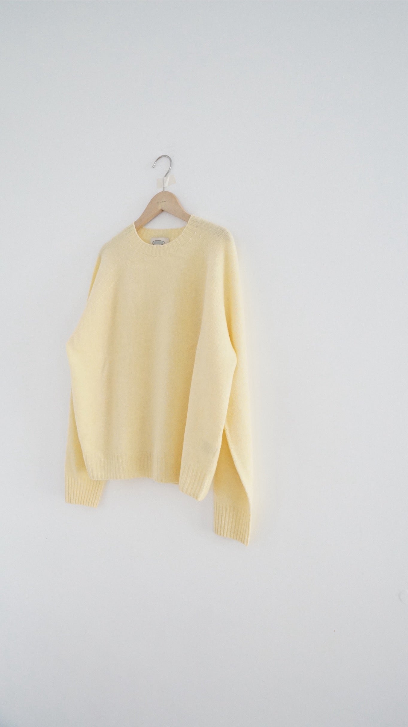 classic wool sweater in lemon ( pre-order )