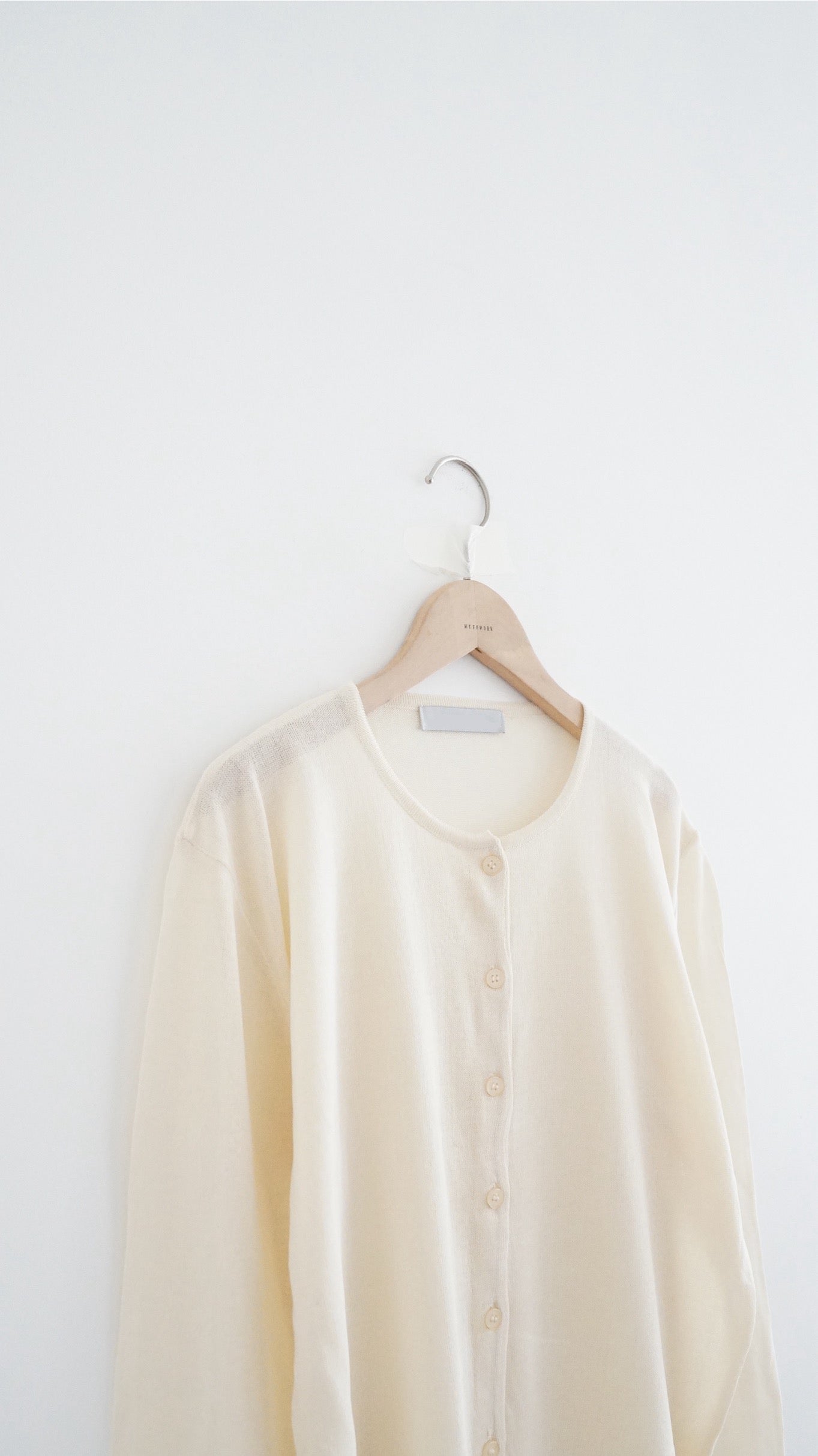 airy sheer cardigan in butter (pre-order)