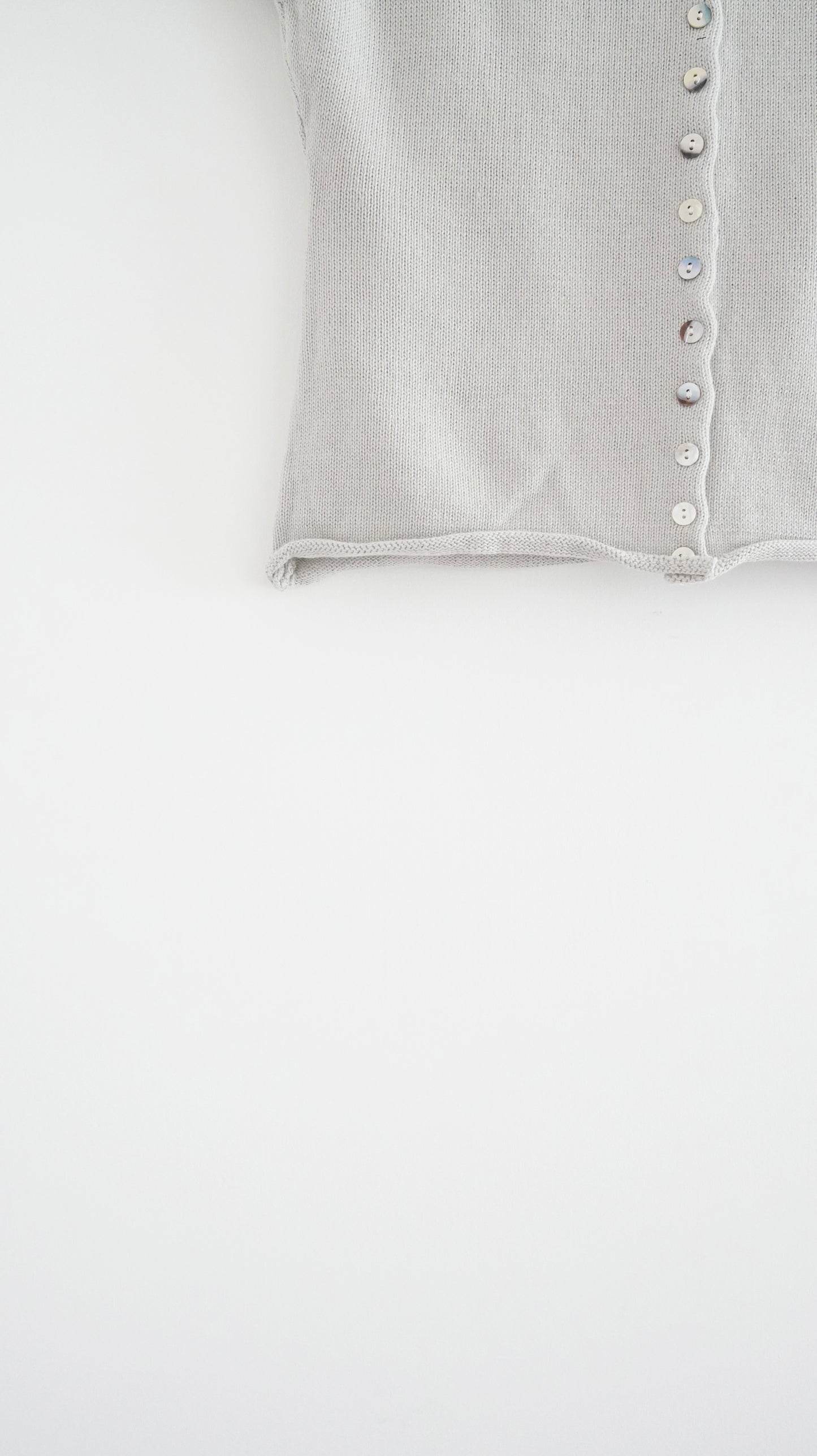 soft sleeve cardigan in grey (pre-order)