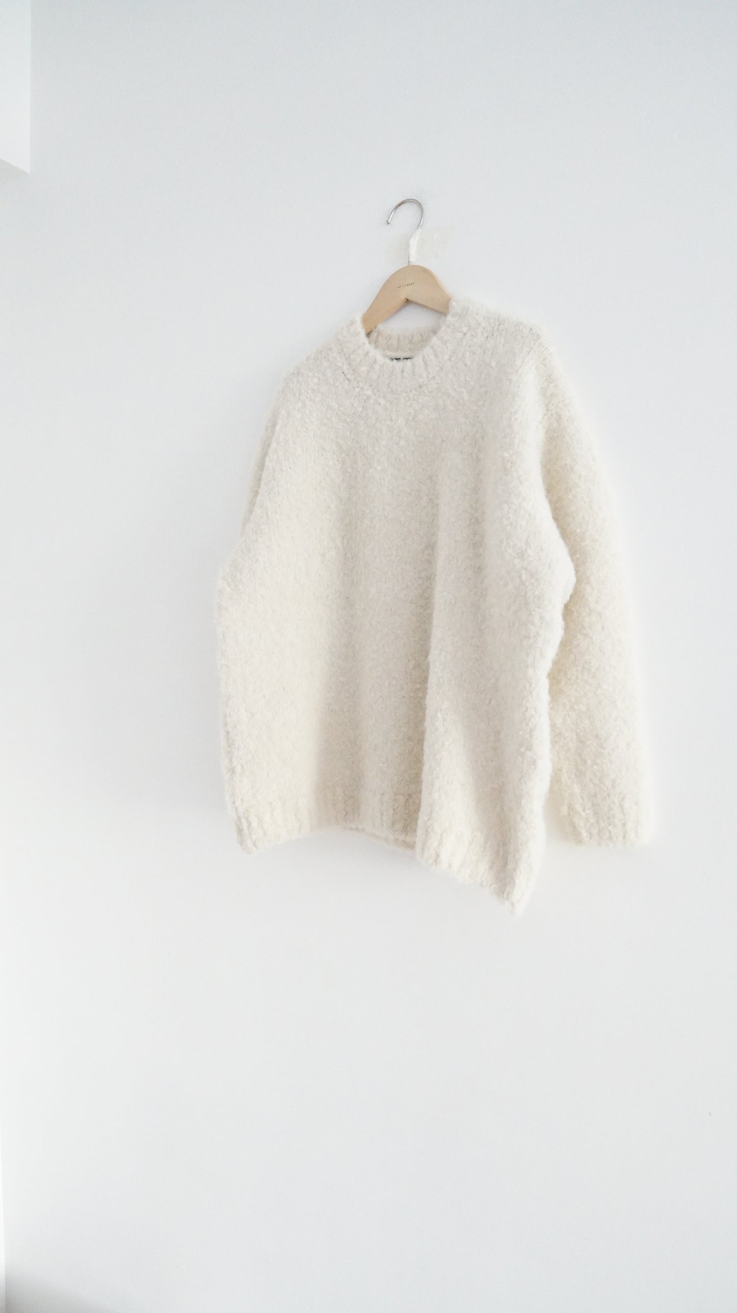 piano sweater in ivory ( pre-order )